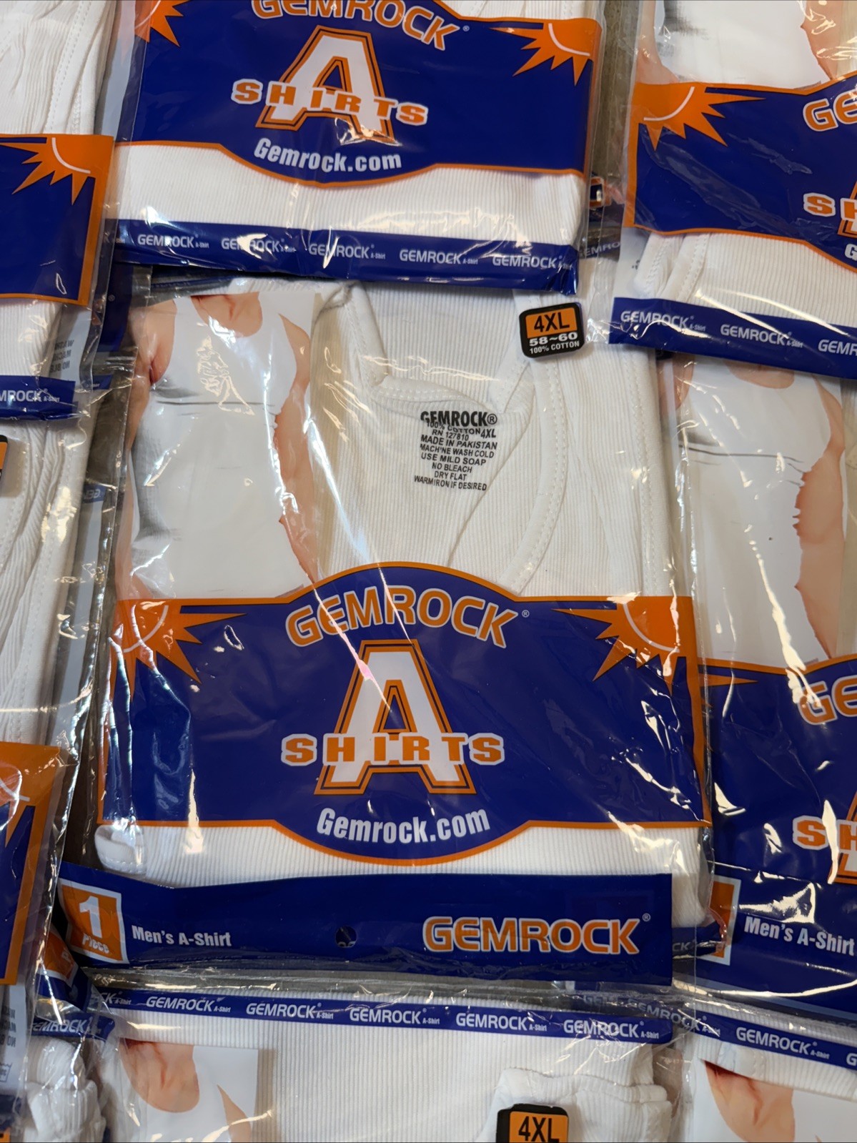 12 Pieces 4xL A Shirt/ Tang Top Special,Individually Wrapped Last Of Inventory