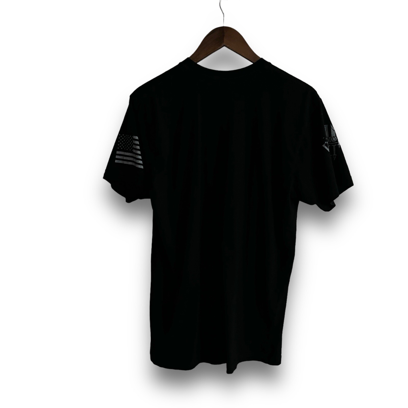 Stay Strapped Or Get Clapped Patriotic T-Shirt American Pride Size Large 20 x 30