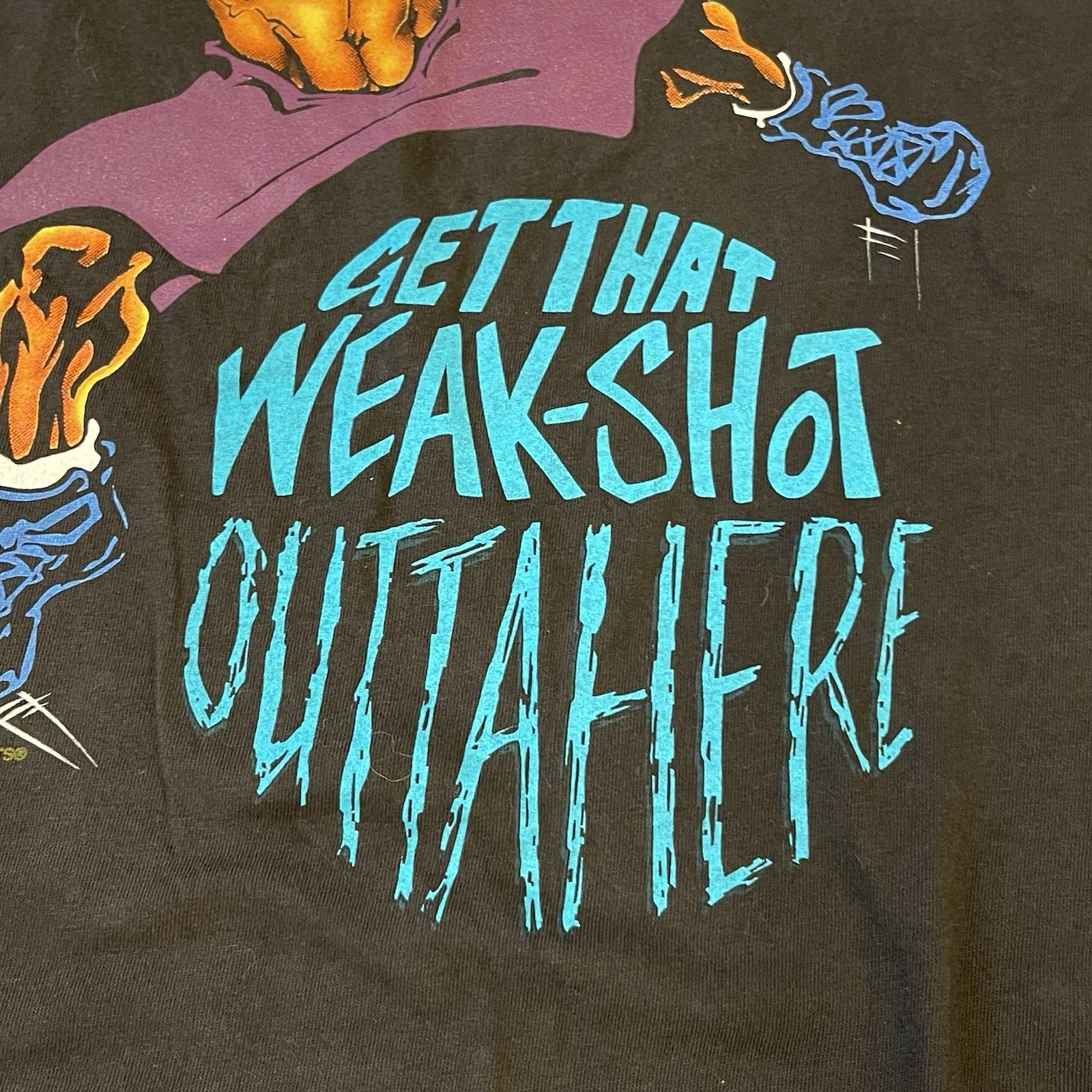 Vintage Wild Oats 1994 Street Basketball T-Shirt Sz Weak Shot, Not in My House