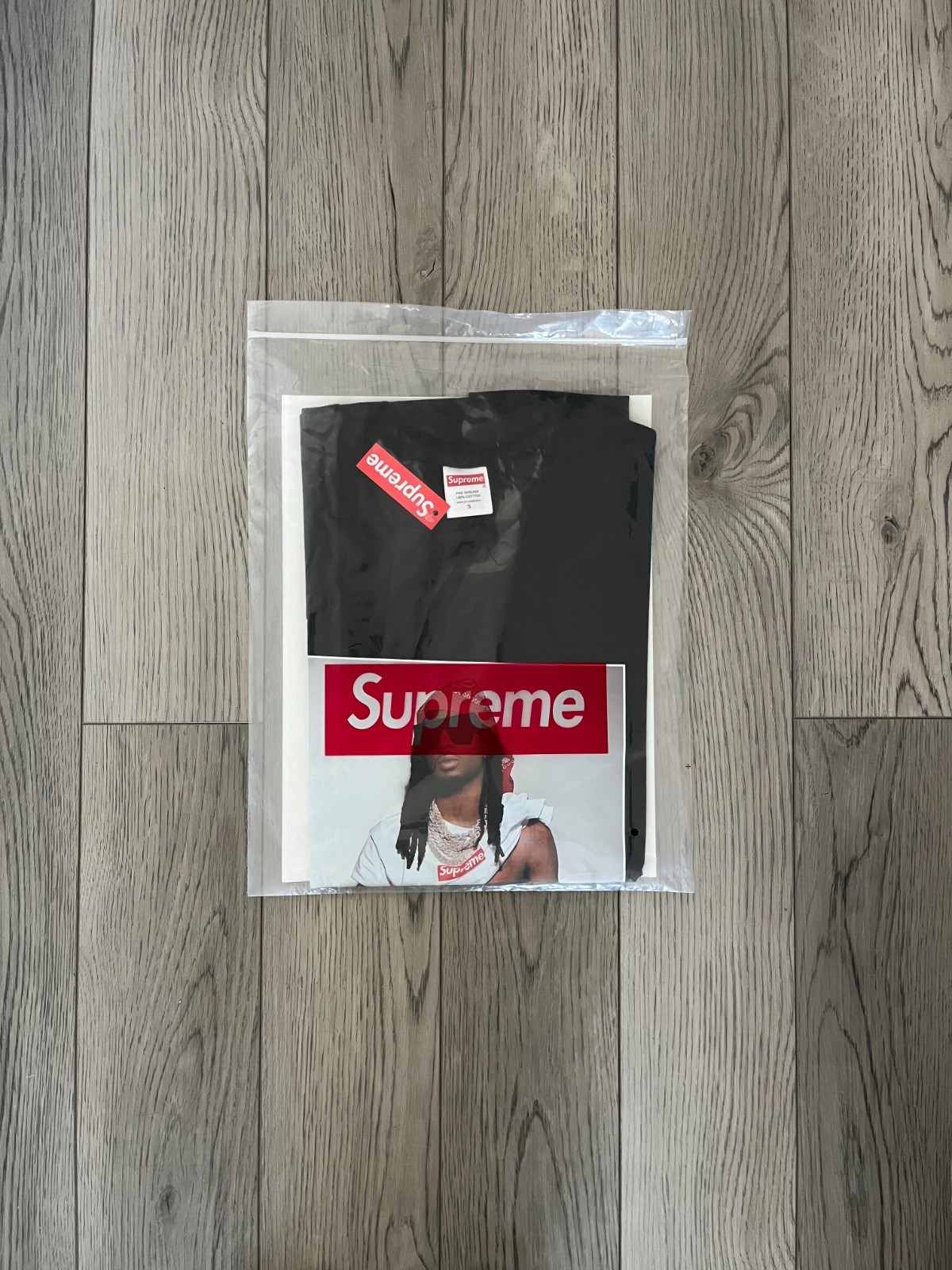 Size Medium – Supreme Short Sleeve Playboi Carti Black T-Shirt (FREE SHIPPING)