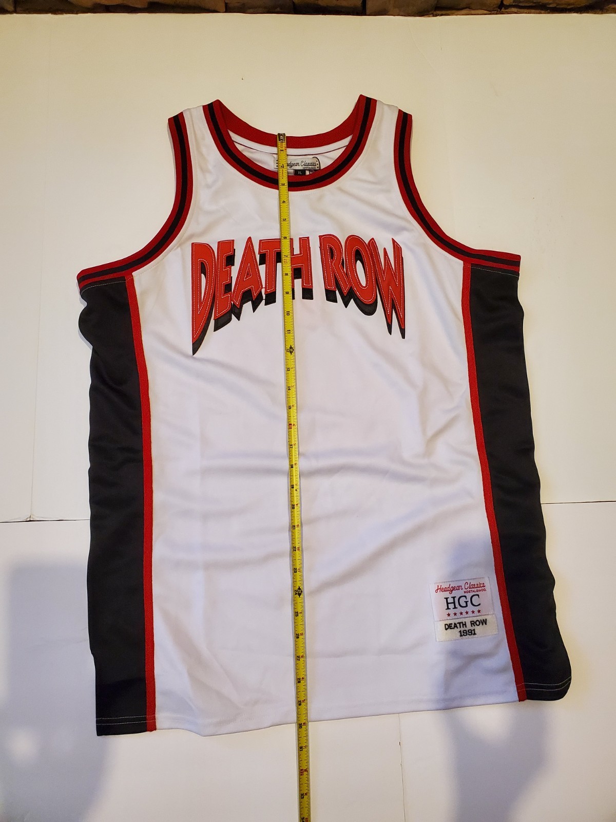 Death Row Records Basketball Jersey Mens XL HGC 1991 NWT