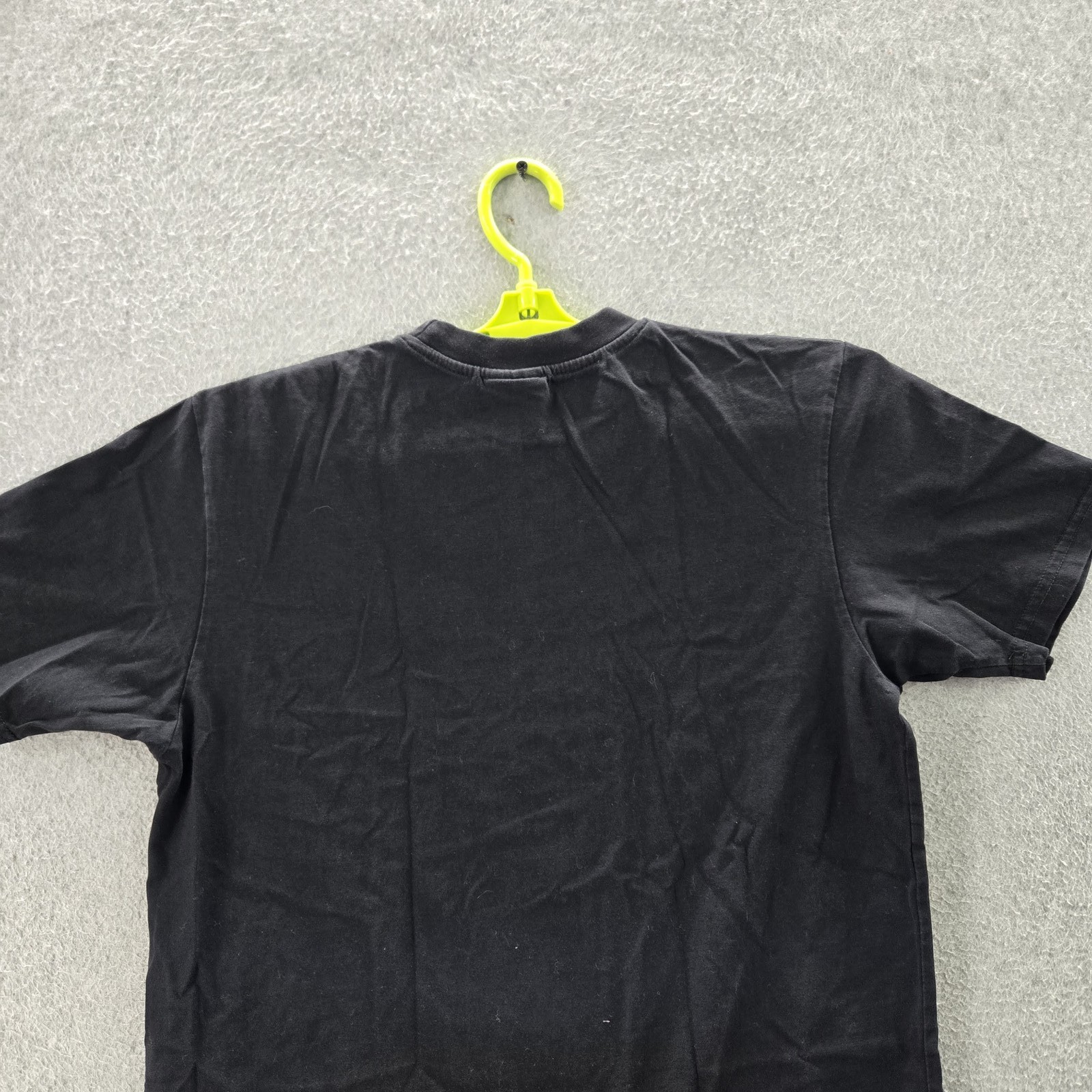 Teddy Fresh Men Shirt S Black Bear Logo Embroidered Short Sleeve