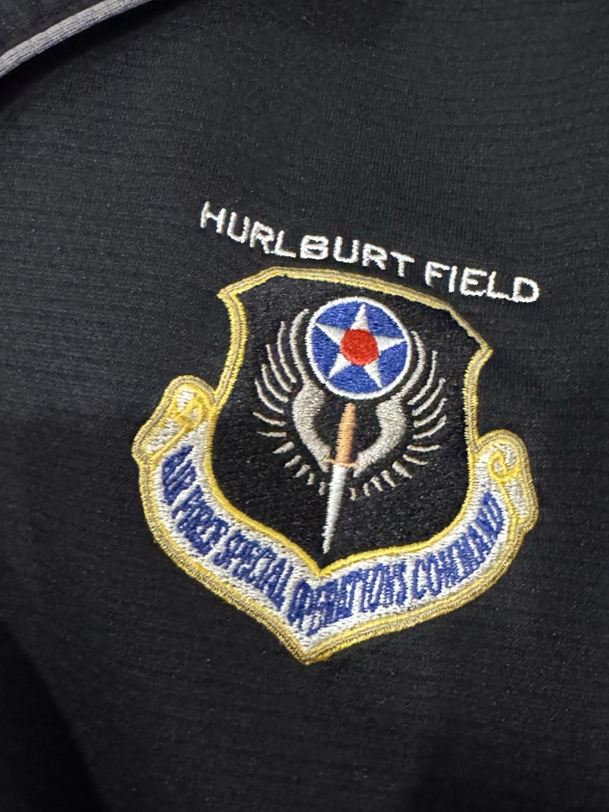 Lot Of 2 AFSOC Air Force Special Warfare Polo And Tee Shirt Size Medium Hurlburt