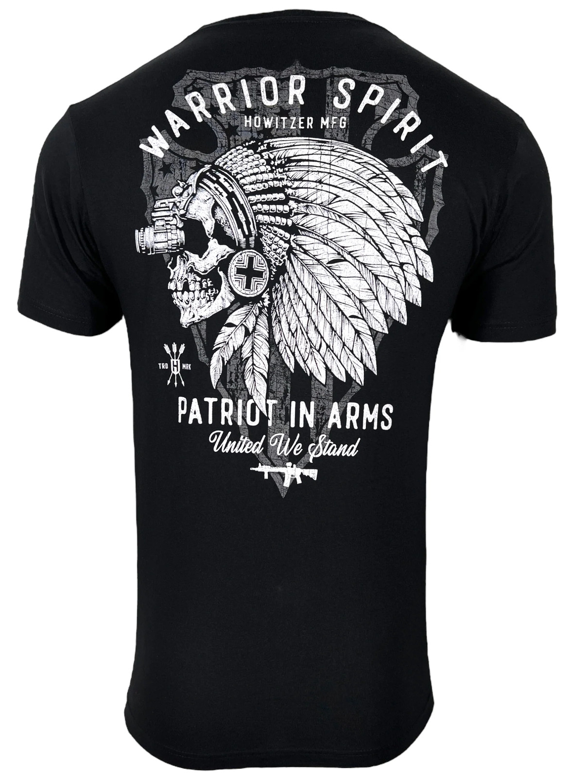 Howitzer Style Men’s T-Shirt Patriot Warrior Military Grunt MFG