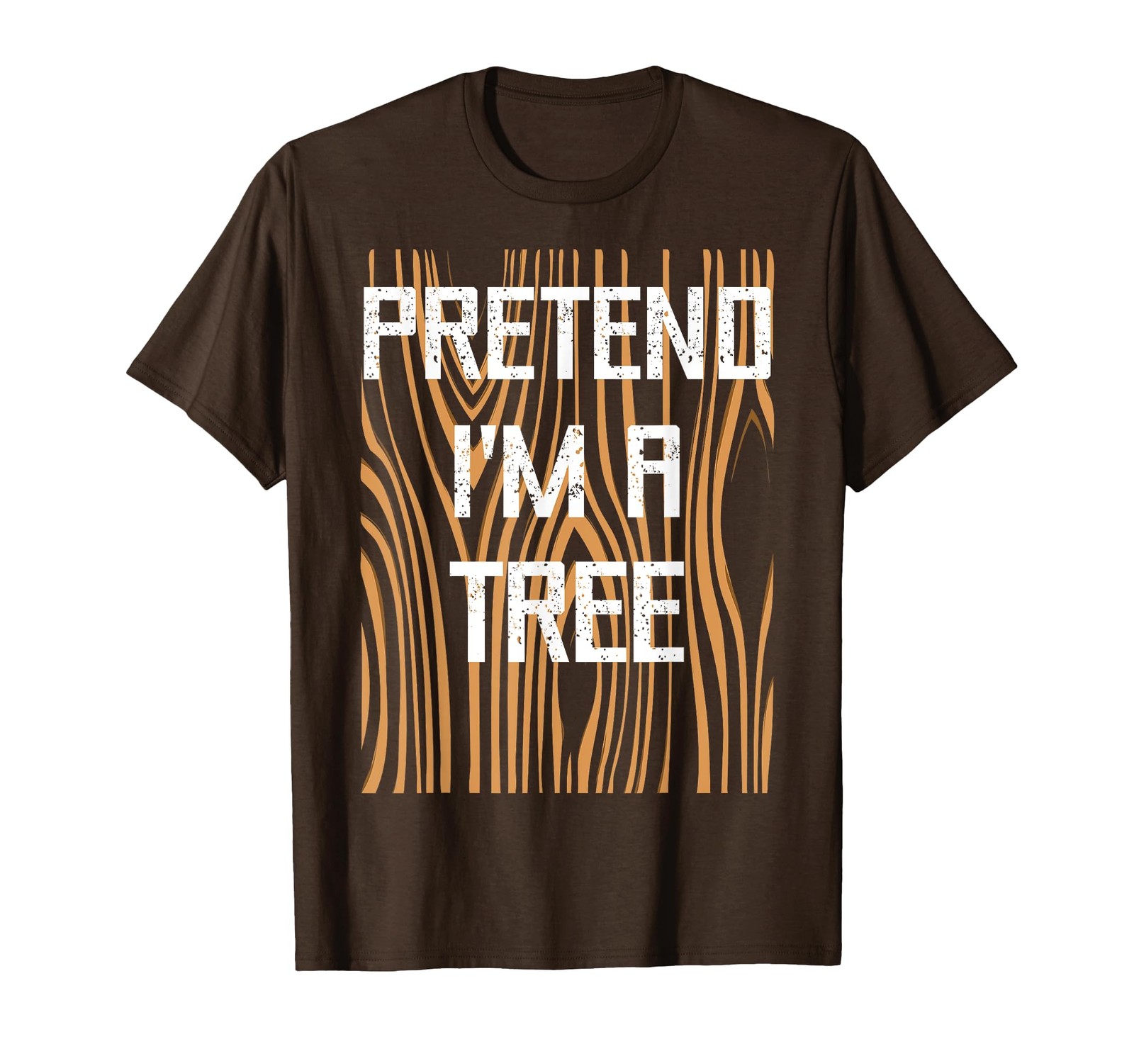 Funny Easy Lazy Halloween, Pretend I’m A Tree, Trunk Of Tree T-Shirt