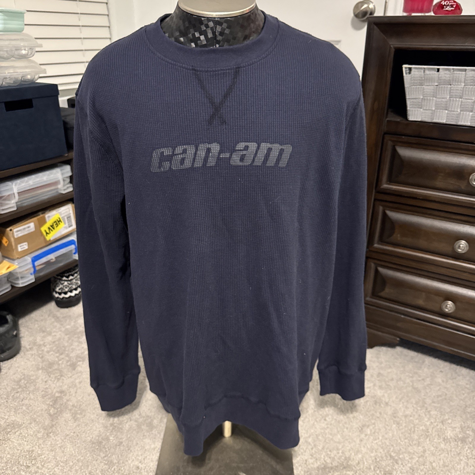 Can Am Signature Crew Thermal Blue 3XL Long Sleeve Casual Wear