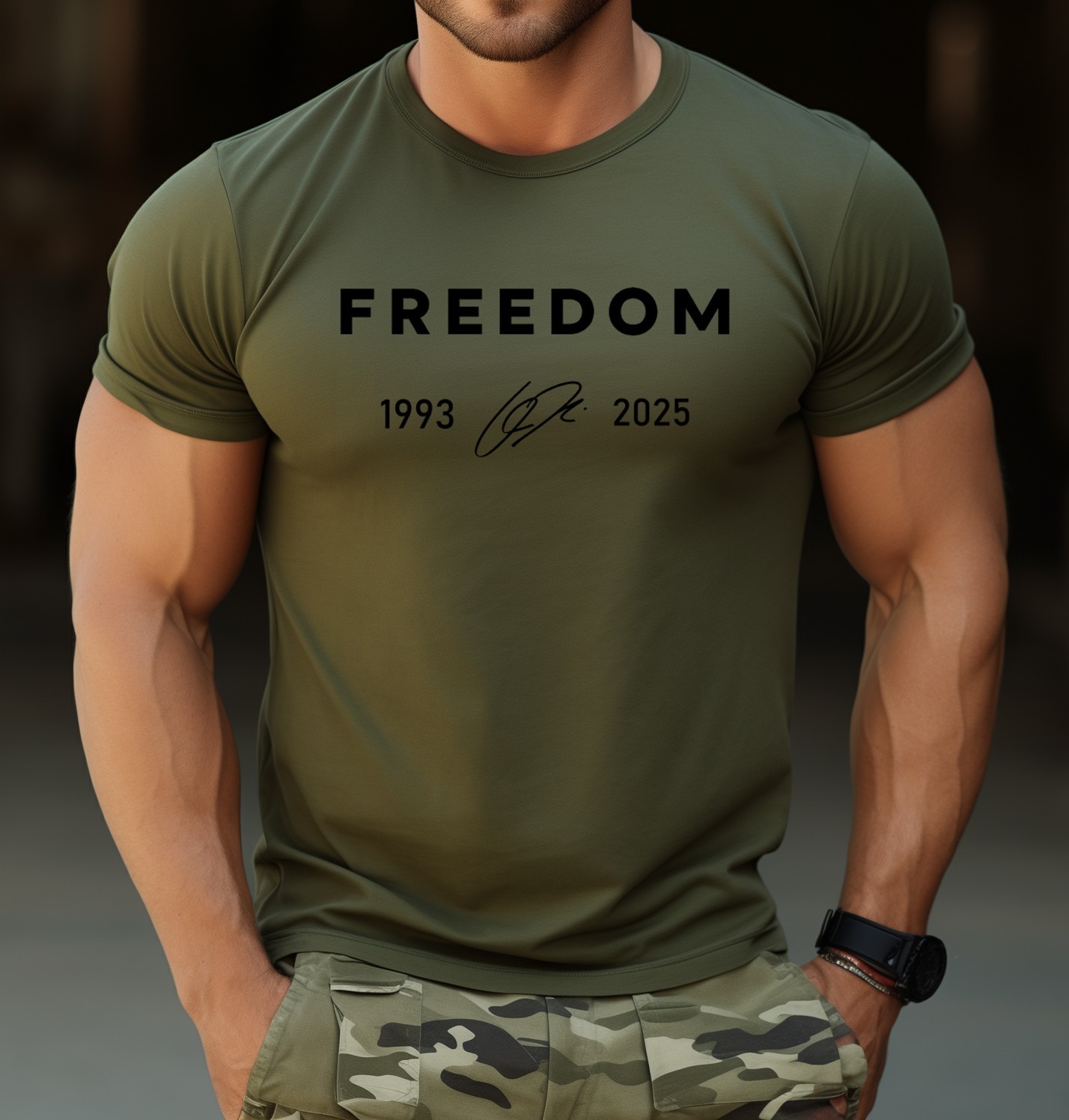 Charlie Kirk Freedom Tribute USA American Patriotic White T Shirt