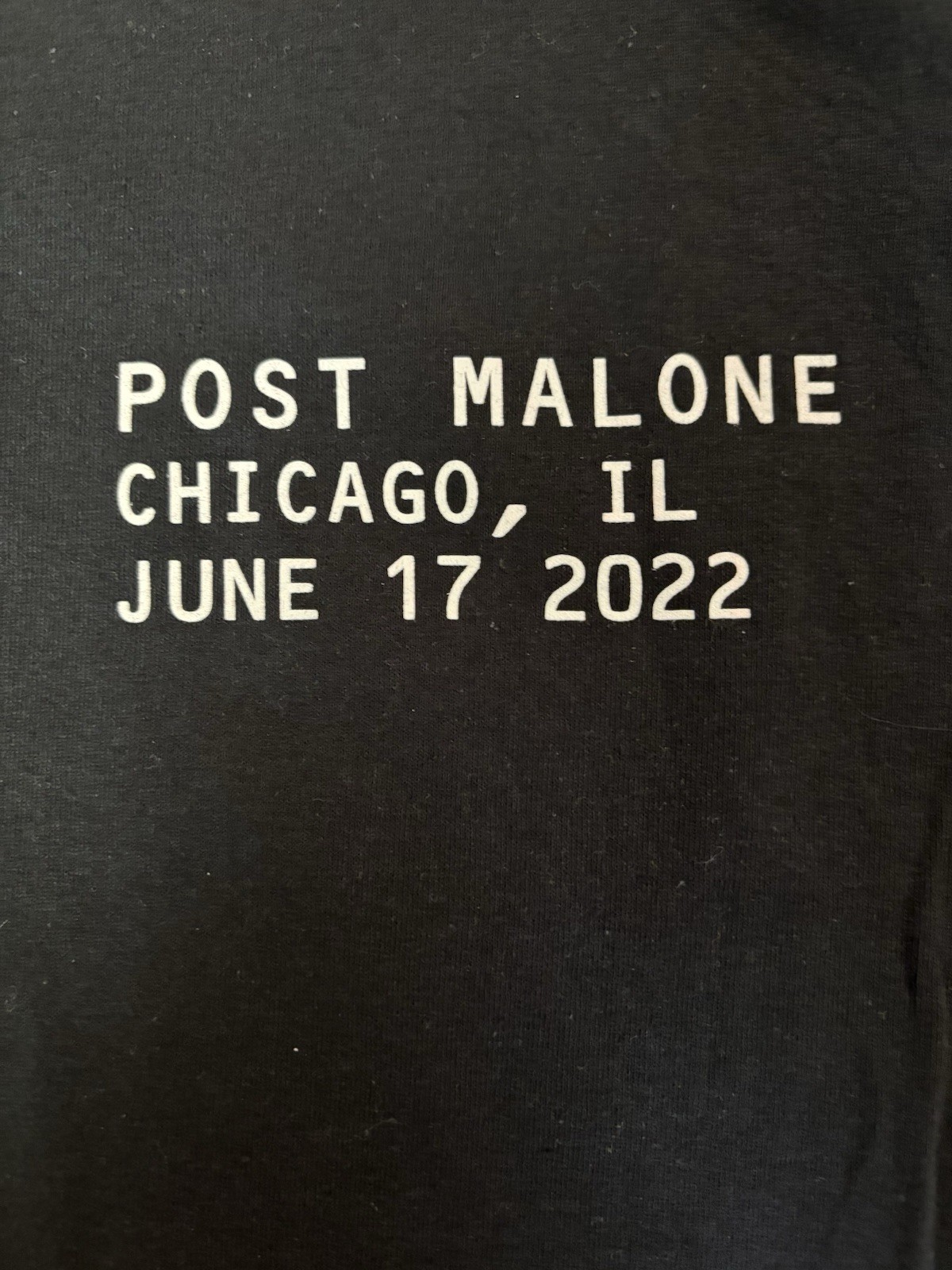 2022 Post Malone Chicago Lyrical Lemonade Summer Smash June 17 2022 T-shirt SZ S