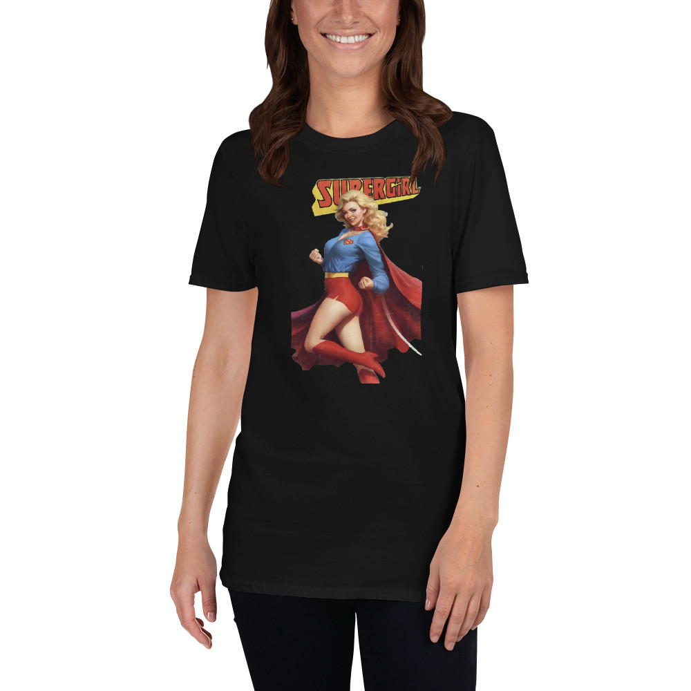 SuperGirl, DC Comics, Justice League, Movie, Graphic, Printed T-Shirt