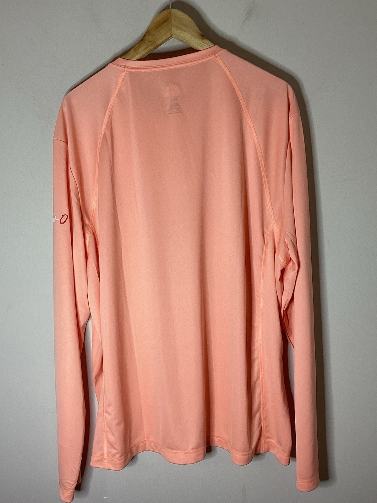 Johnnie O Shirt Men XXL Starfish Coral Gavin UPF 50 Sun Protection Long Sleeve