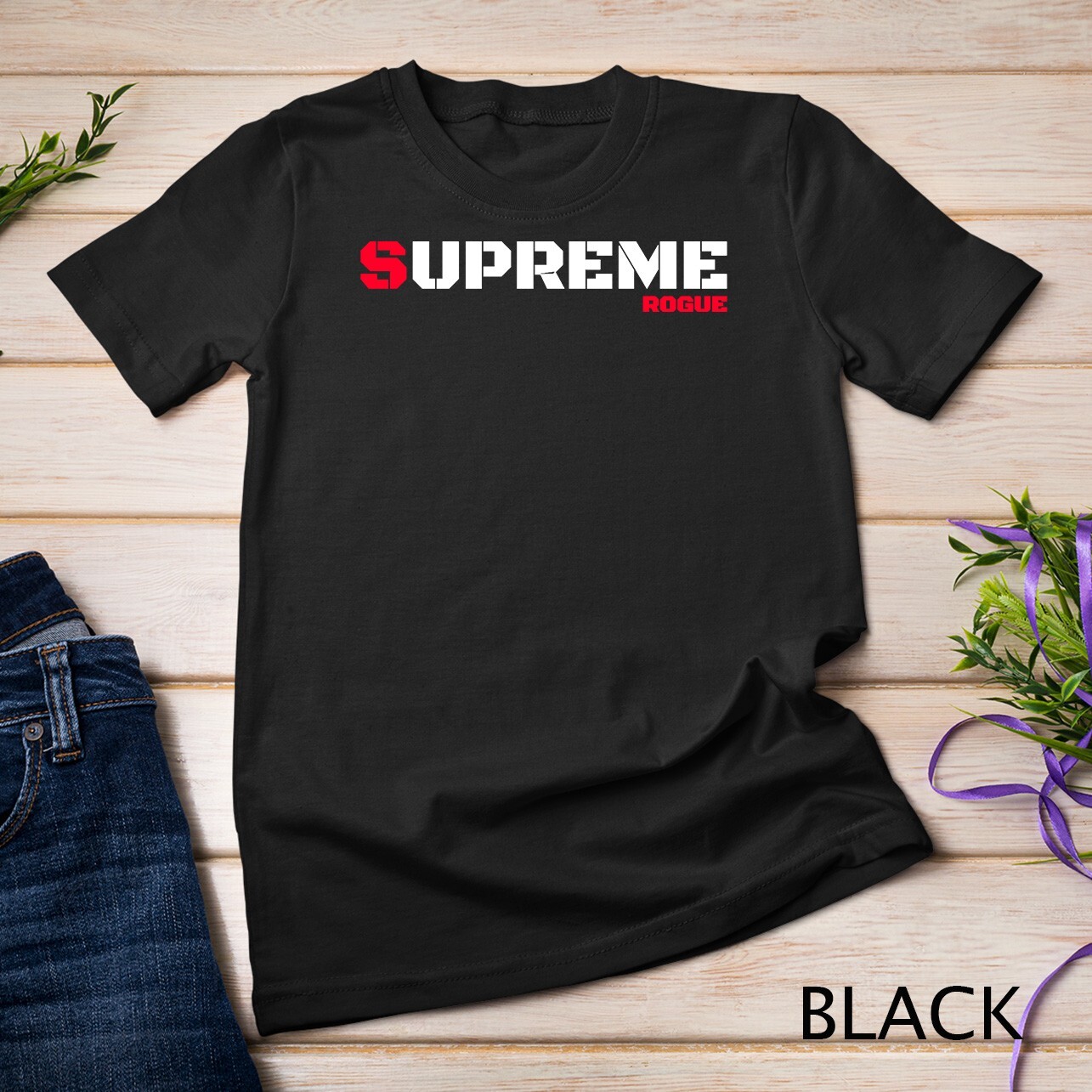 Hot Supreme Rogue Bad Boy Tee Military Style Gaming Gamer Unisex T-shirt