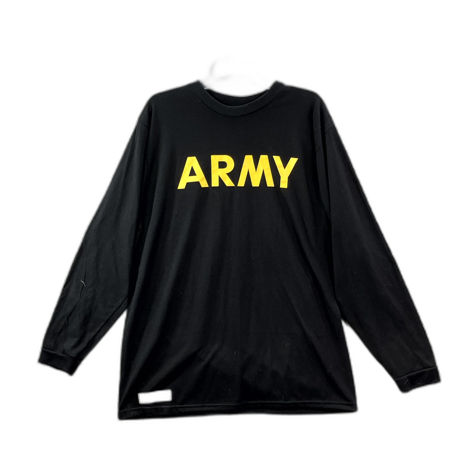 Army Physical Fitness Uniform Shirt Mens Large Long Sleeve Pullover Performance