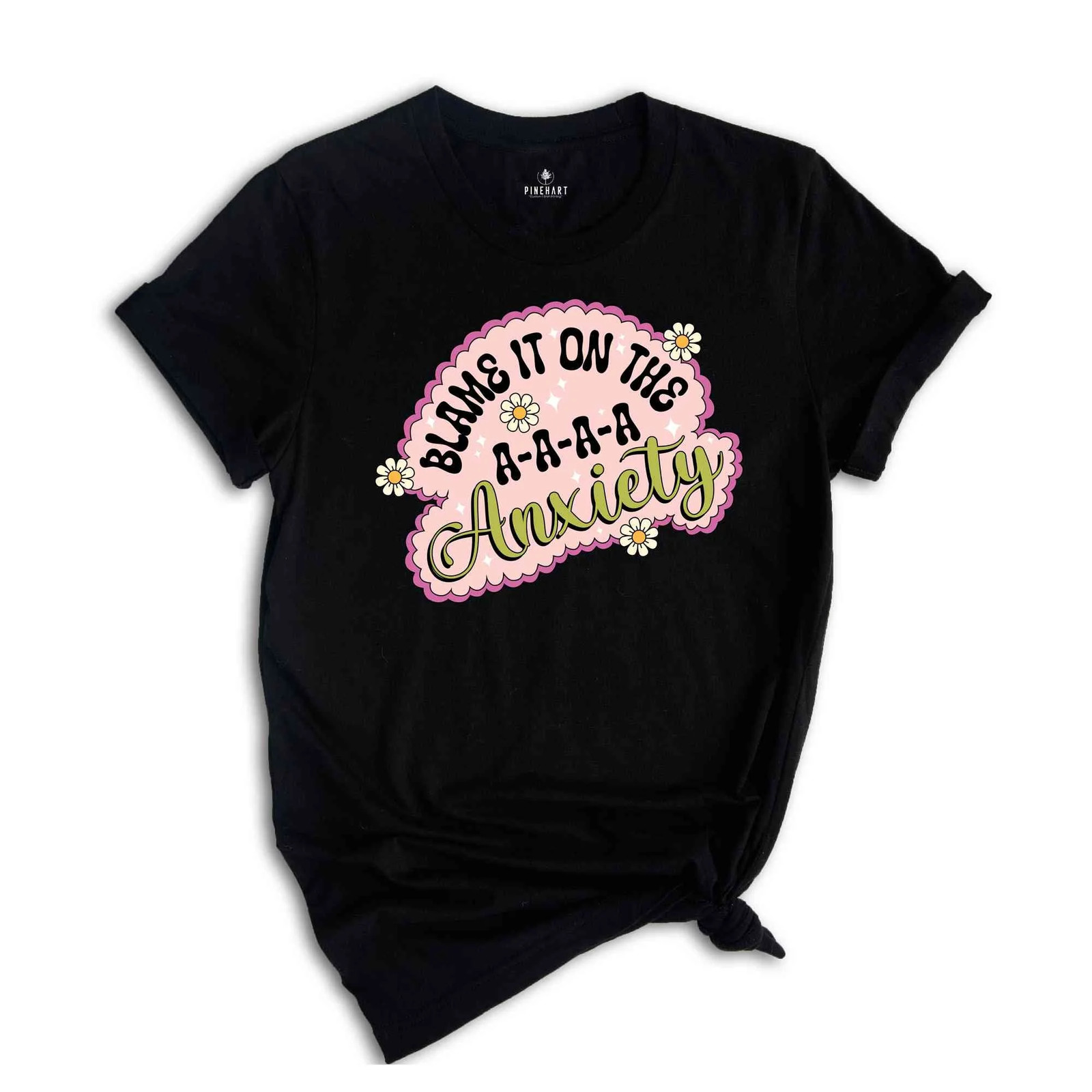 Blame It On The Anxiety Shirt, Inspirational Shirt, Mental Health Shirt, Retro S