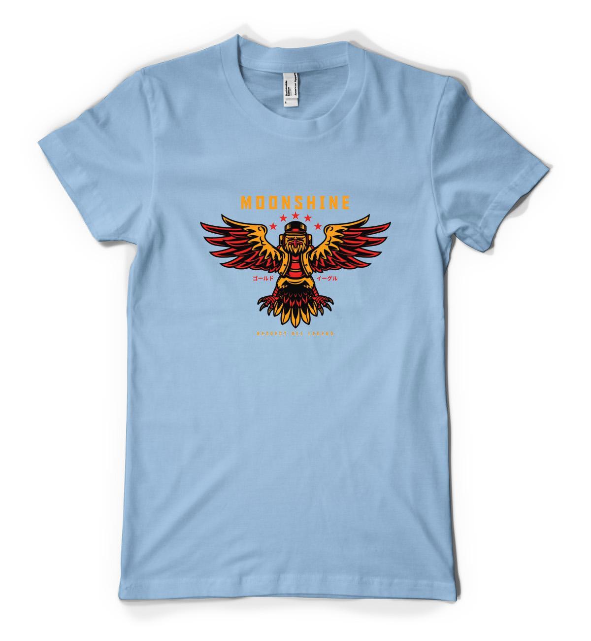 Moonshine Respect All Legends Eagle Personalised Unisex Adult T Shirt