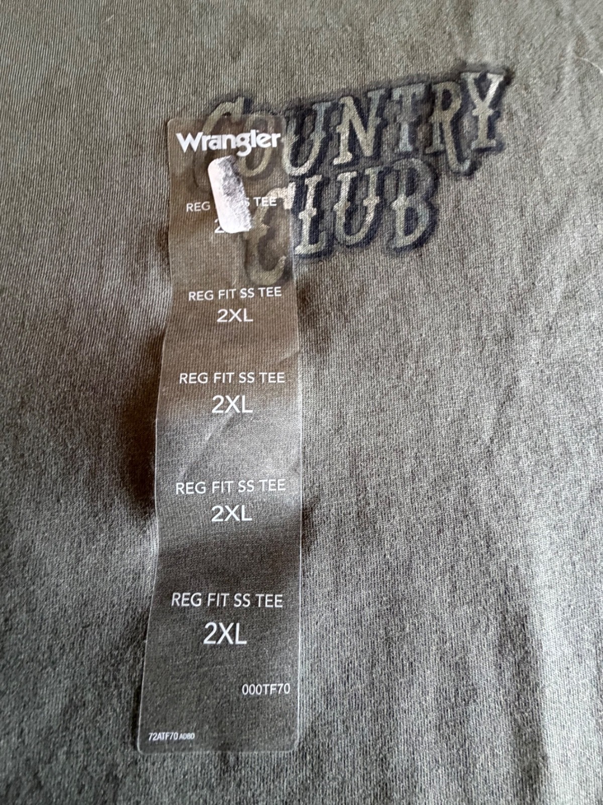 Wrangler 2XL green Country Club Old Truck T Shirt Brand New