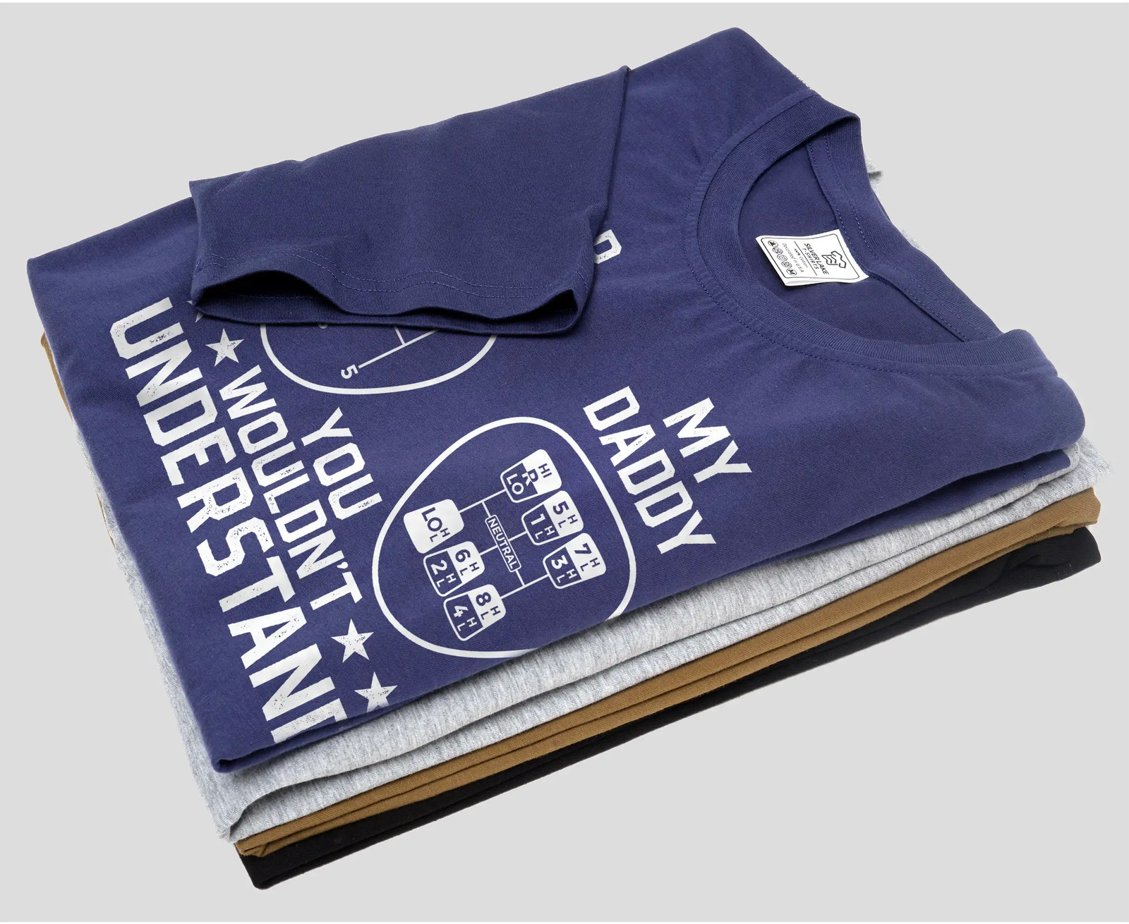 Men’s Funny car guy T-shirt manual shift your daddy my daddy tee shirt garage T