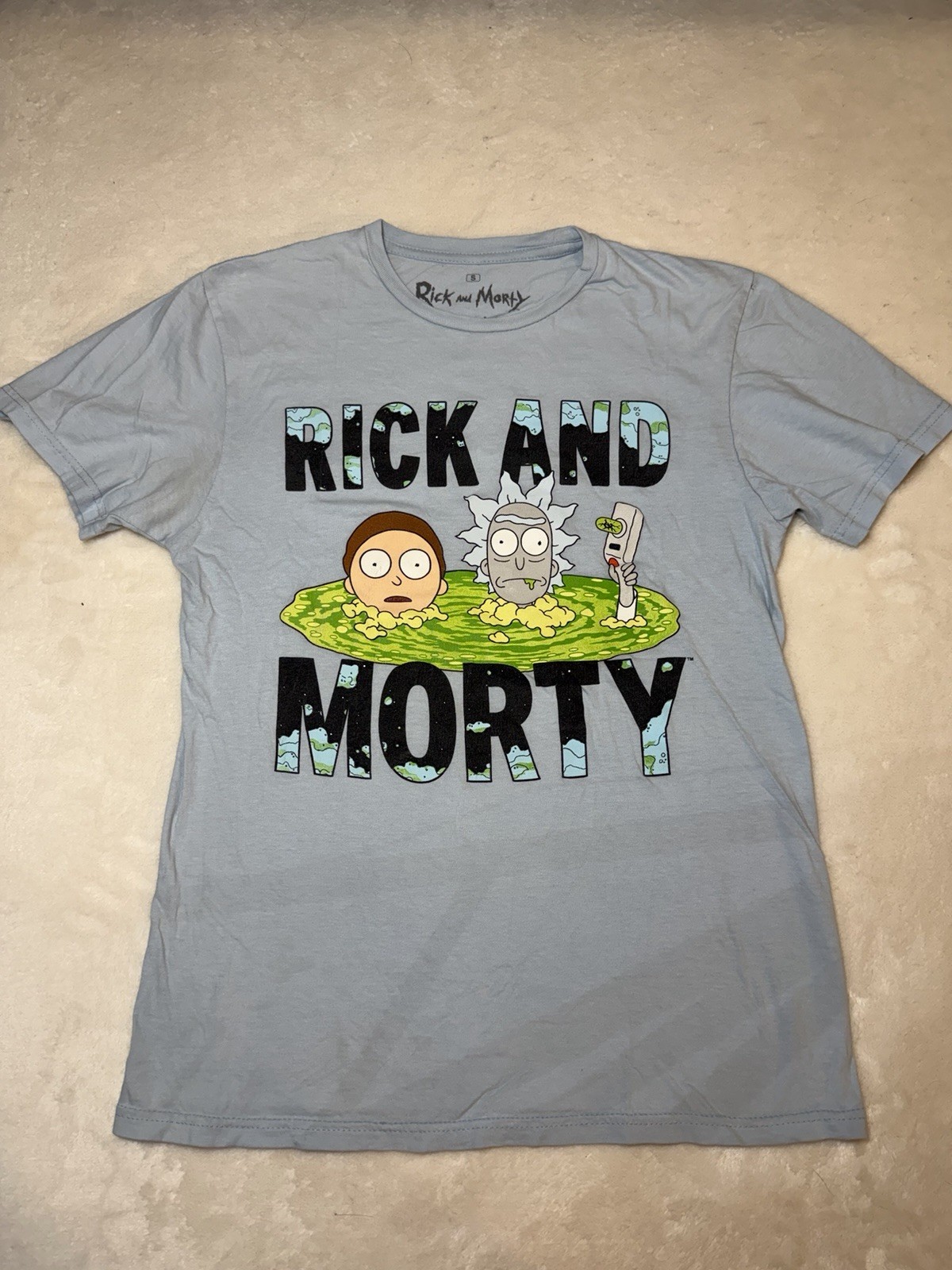 RICK & MORTY Cartoon Network Adult Swim T-Shirt S