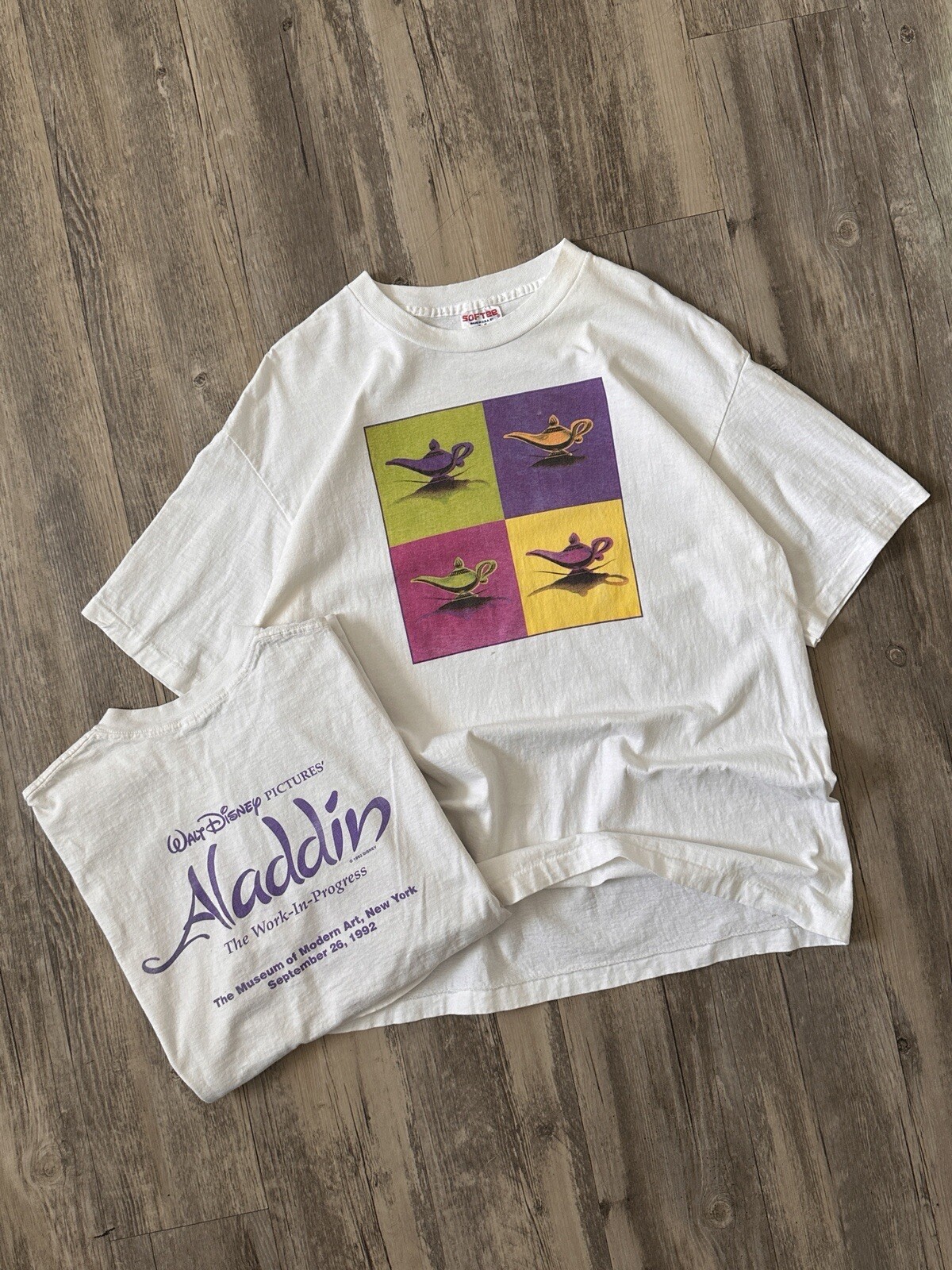 Vintage 90s MoMa Aladdin Museum Of Modern Art NYC T Shirt Sz XL GRAIL RARE 1992