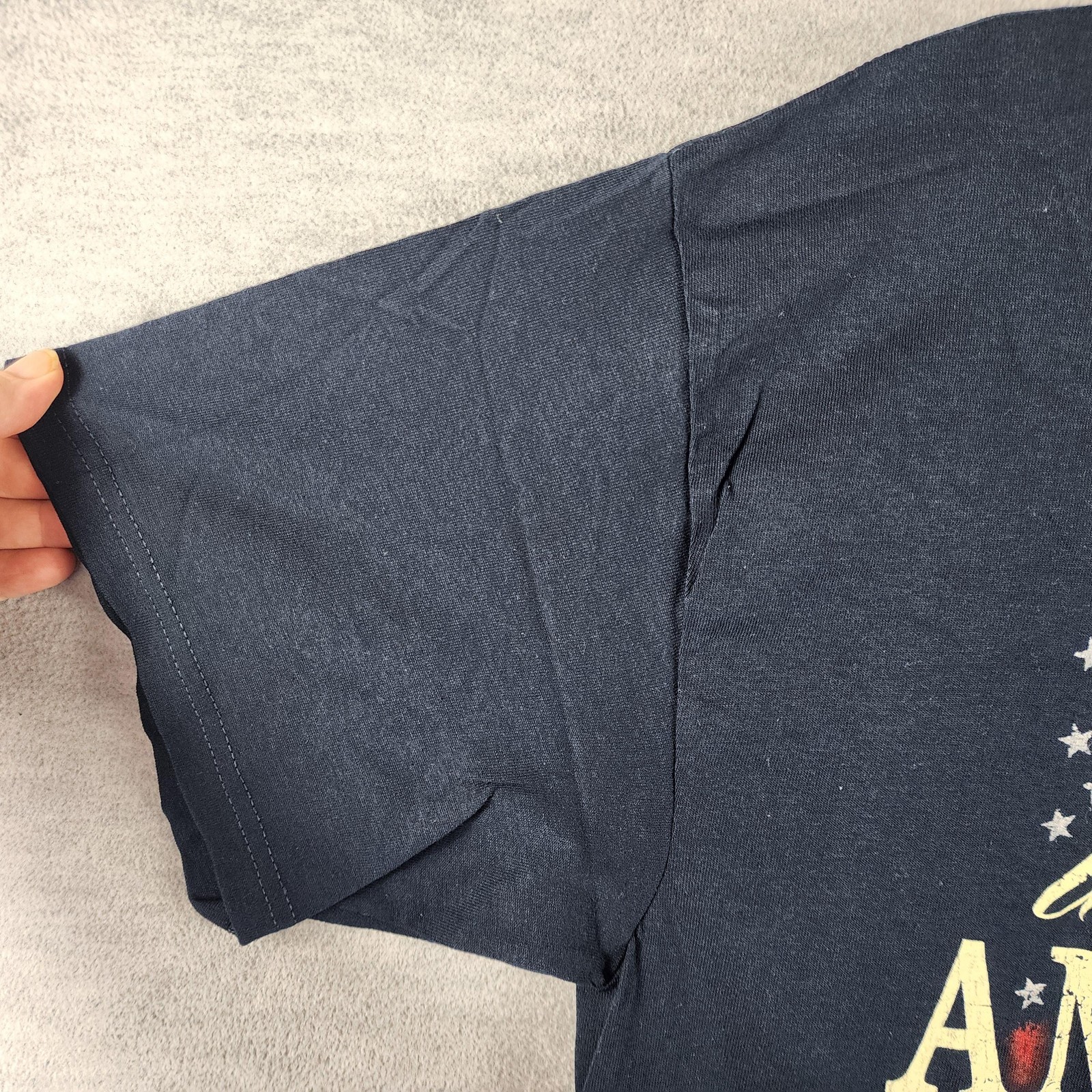 Alstyle Shirt Mens XL Blue United States Of America Flag Graphic Tee Patriotic