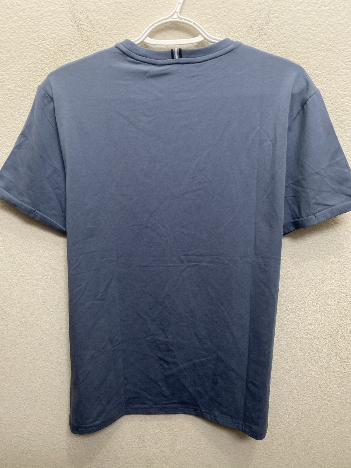 Kenneth Cole Men’s Clear Sky Blue Medium T-Shirt Short Sleeve Small Logo