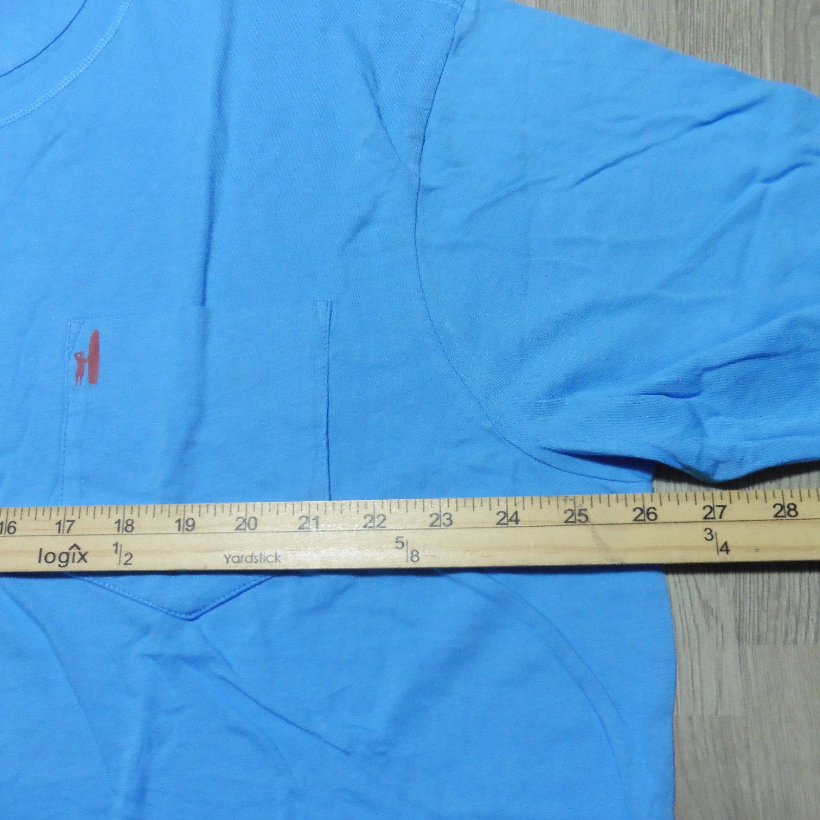 JOHNNIE-O Mens 2XL XXL T SHIRT BREWS N VIEWS MALIBLU BLUE RED DALE 2.0 GOLF USA
