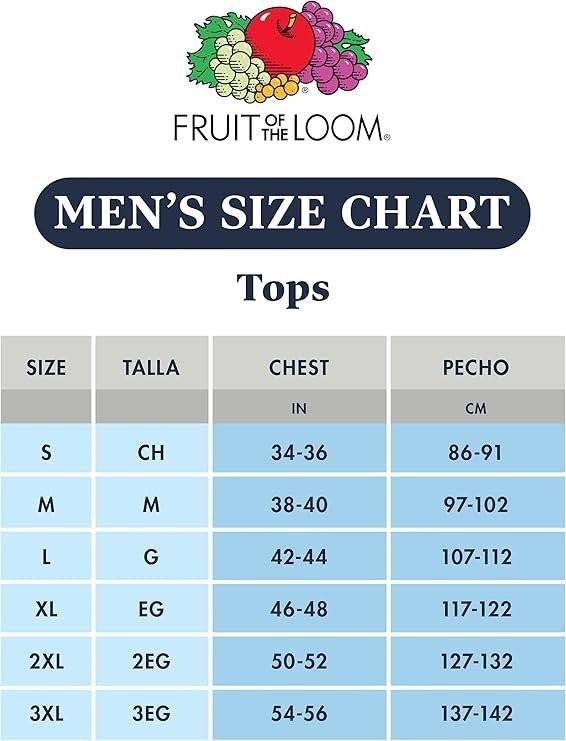 Mens 8-Pack Assorted Pocket Crew T Shirts by Fruit of the Loom Comfortable…