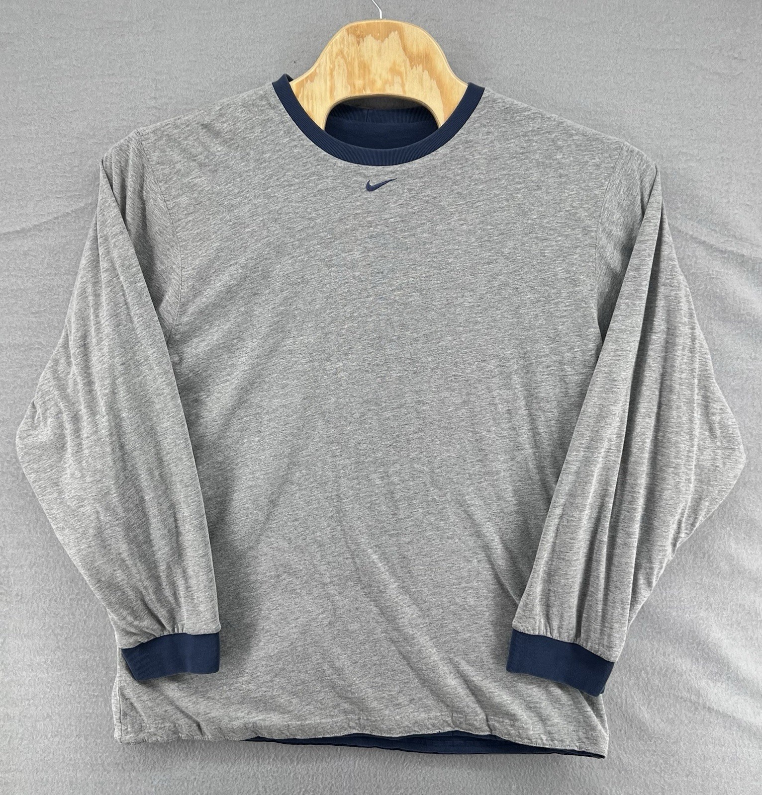 Vintage Nike Basketball Double Face Reversible Long Sleeve Shirt Men’s XL Y2K