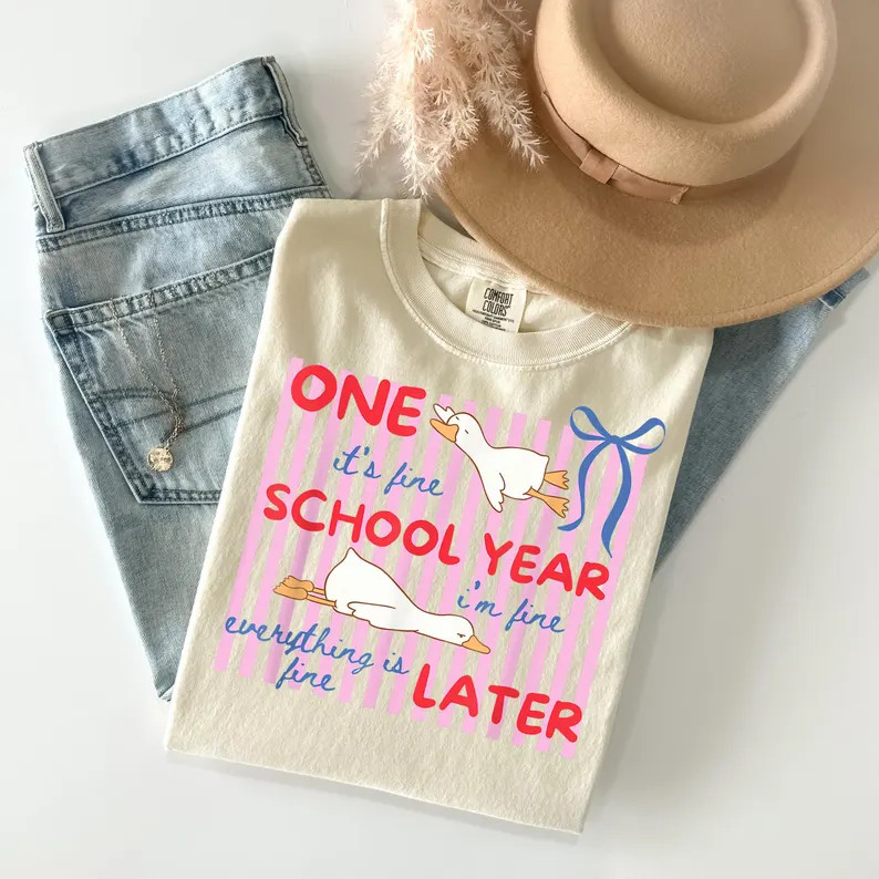 Striped One School Year Comfort Tee