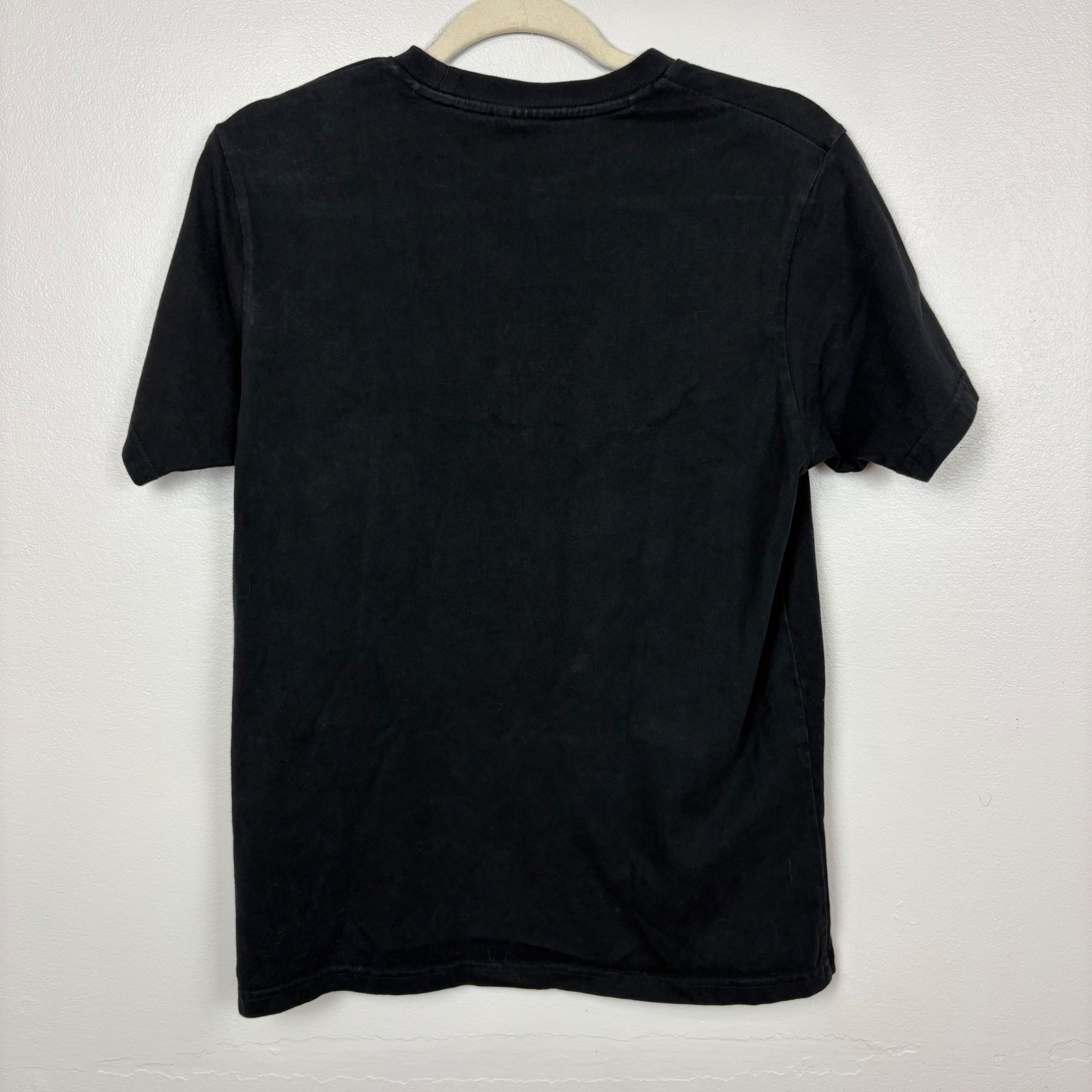 Teddy Fresh Black Tee Sz S Embroidered Logo Short Sleeve Streetwear Bear Unisex