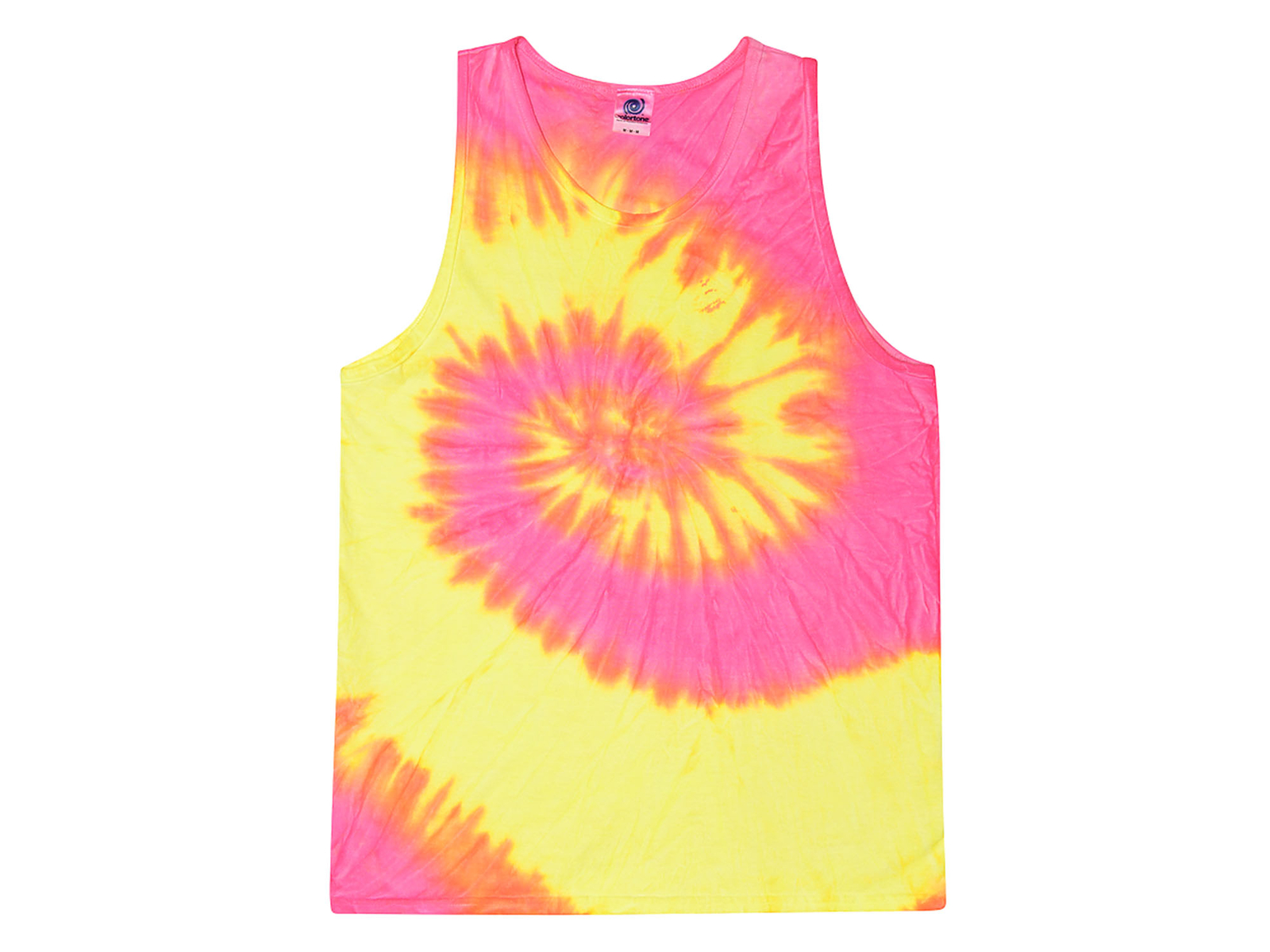 Multi-Color Tie Dye Tank Tops Sleeveless T-Shirts Adult S to XXXL Cotton