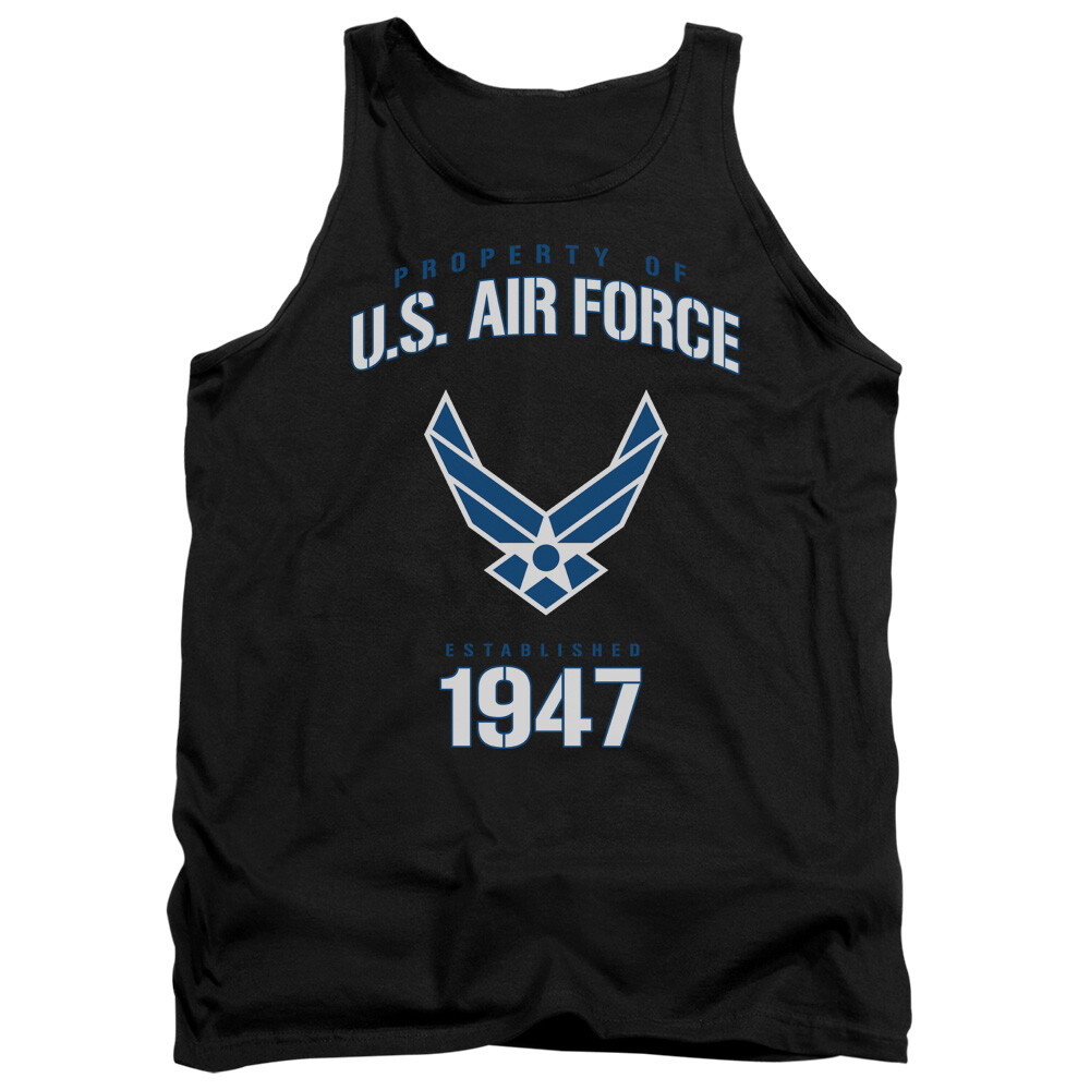U.S. AIR FORCE PROPERTY OF Licensed Men’s Tank Top Sleeveless Tee SM-2XL