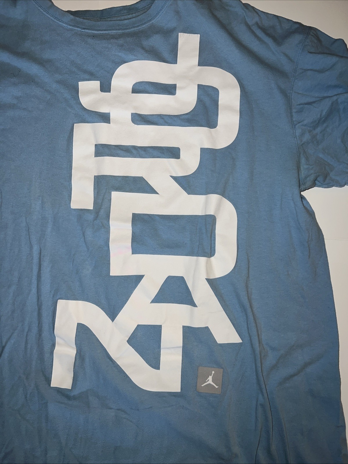 Vintage Air Jordan Nc Blue T-Shirt Basketball Print size XXXL 3x Brand