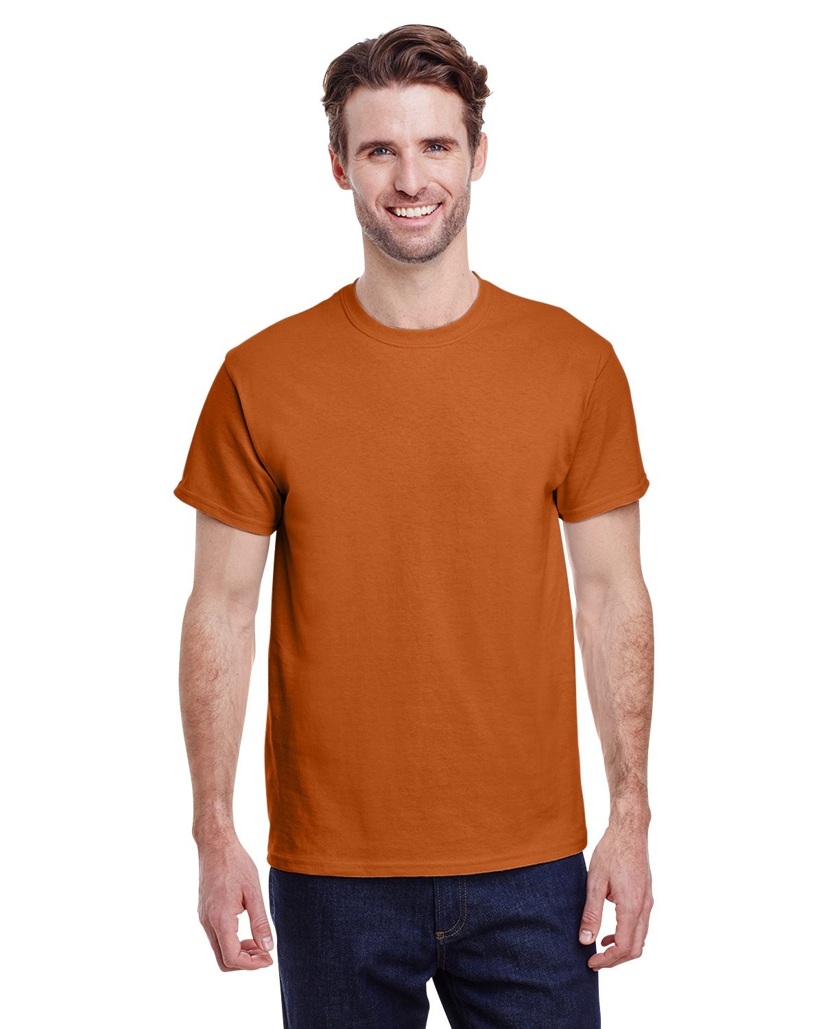 Gildan G500 Adult Solid Heavy Cotton Tee Plain Blank Casual T-Shirt