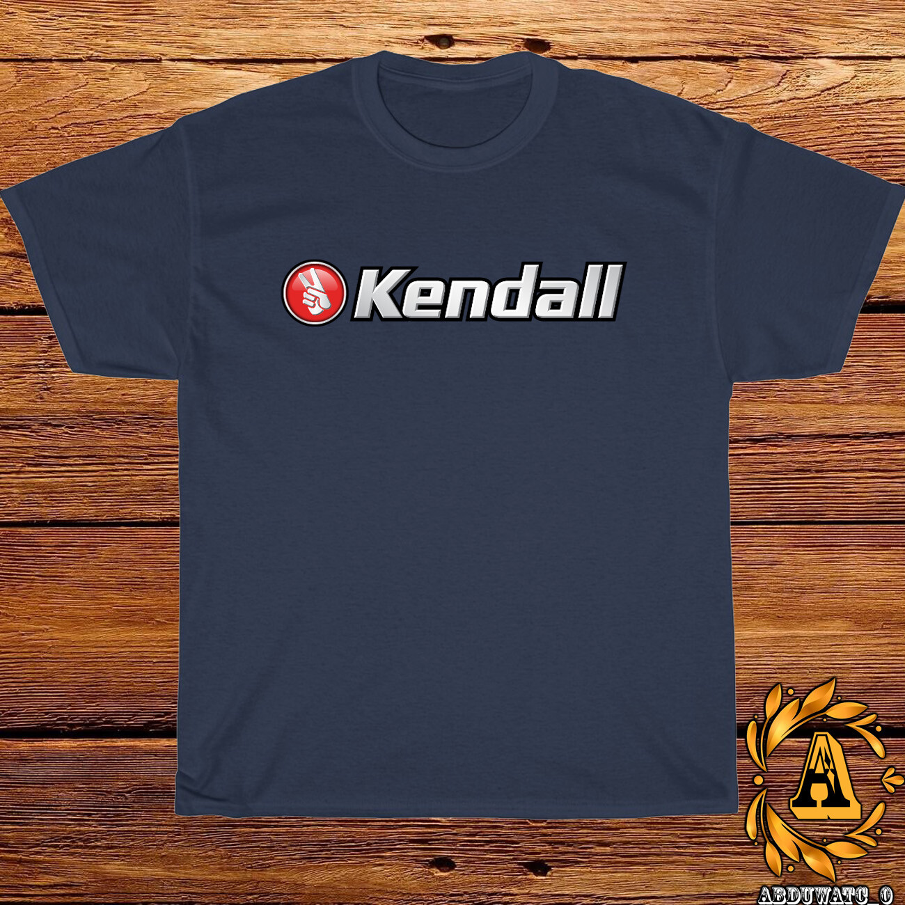 New Kendall Motor Oil Logo Black/Sport Grey/White/Navy/Red T-Shirt S-5XL