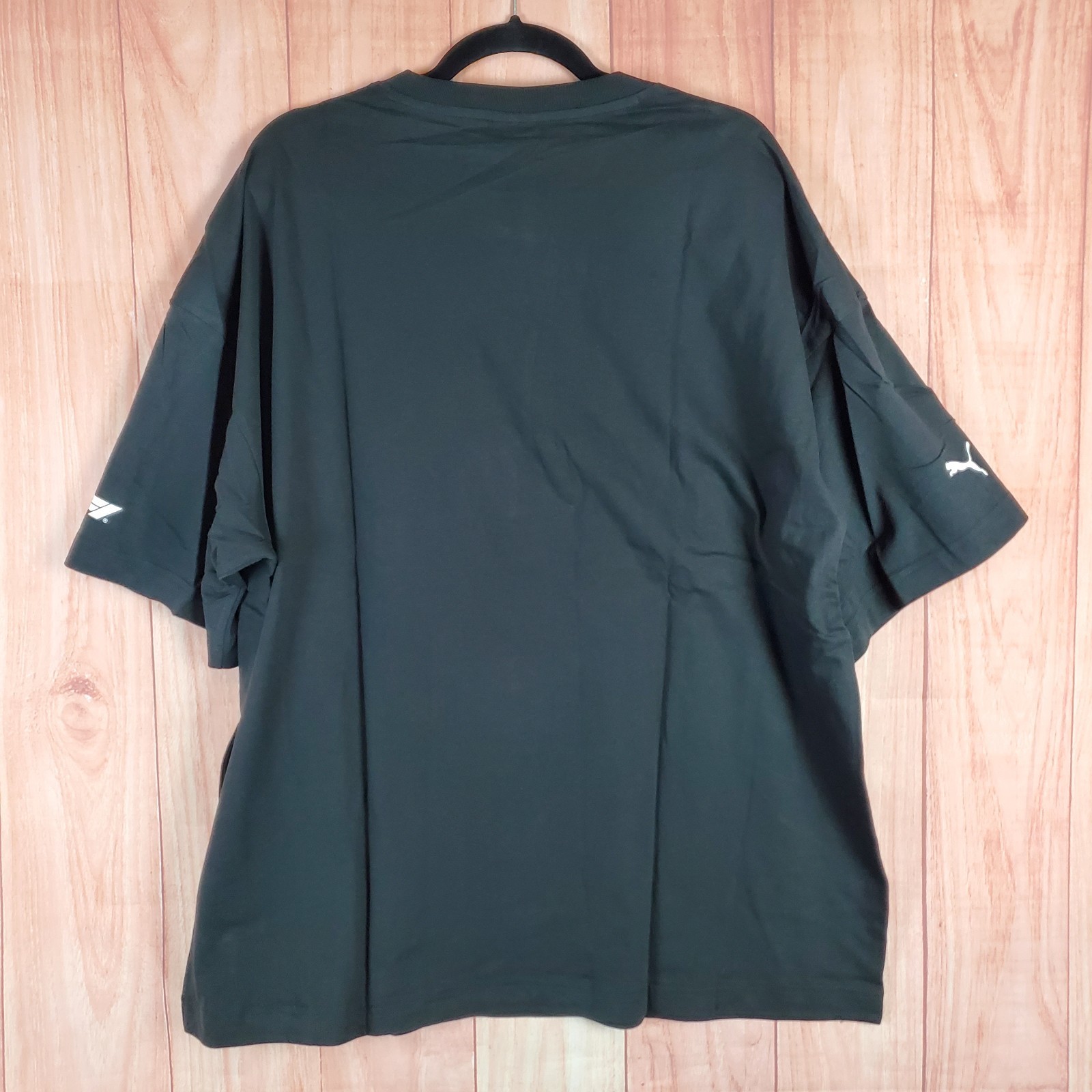 Puma Formula 1 Racing Graphic Mens Tee Shirt XL Black Relaxed Fit Essentials