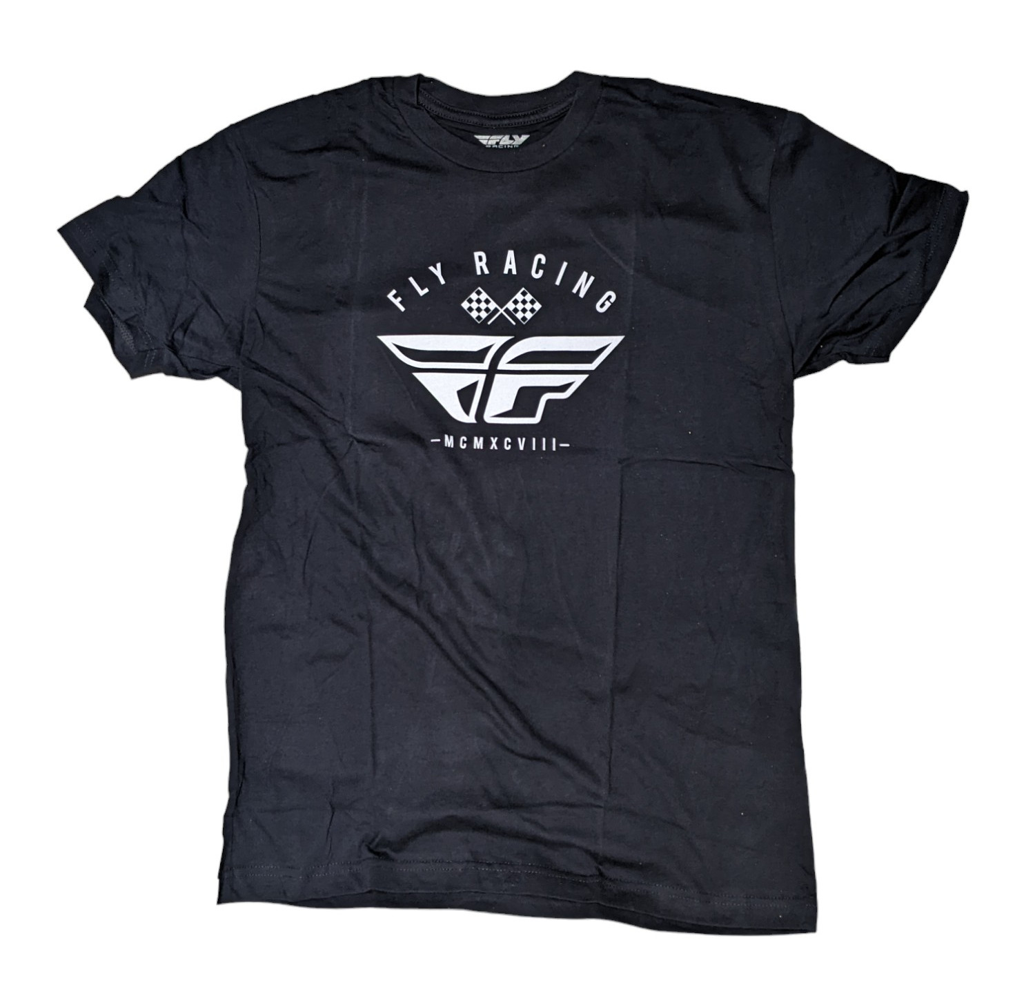 Fly Racing Patriarch Tee T-Shirt in Sage Cyan Red and Black Size Small and Large