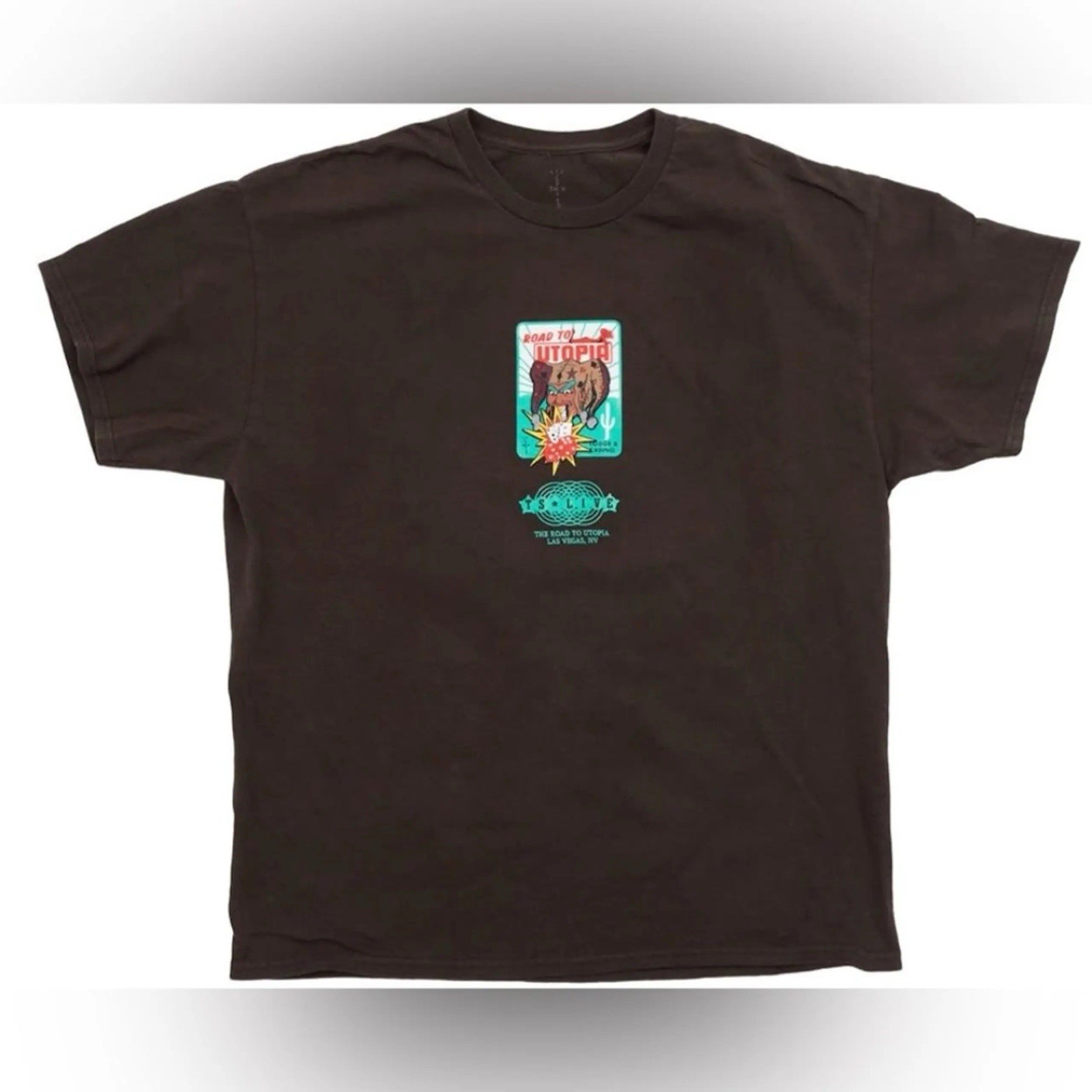 Travis Scott Road to Utopia Las Vegas Joker T-shirt 2XL