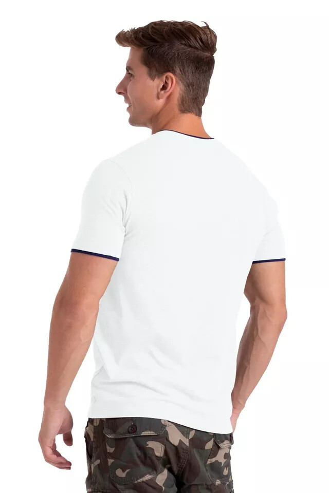 westAce MENS CASUAL V NECK T SHIRT SHORT SLEEVE SHIRTS HEAVYWEIGHT TEE
