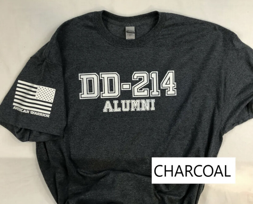 DD-214 Alumni Military T-shirt. Perfect For Marines, Army, Navy, Air-force 1