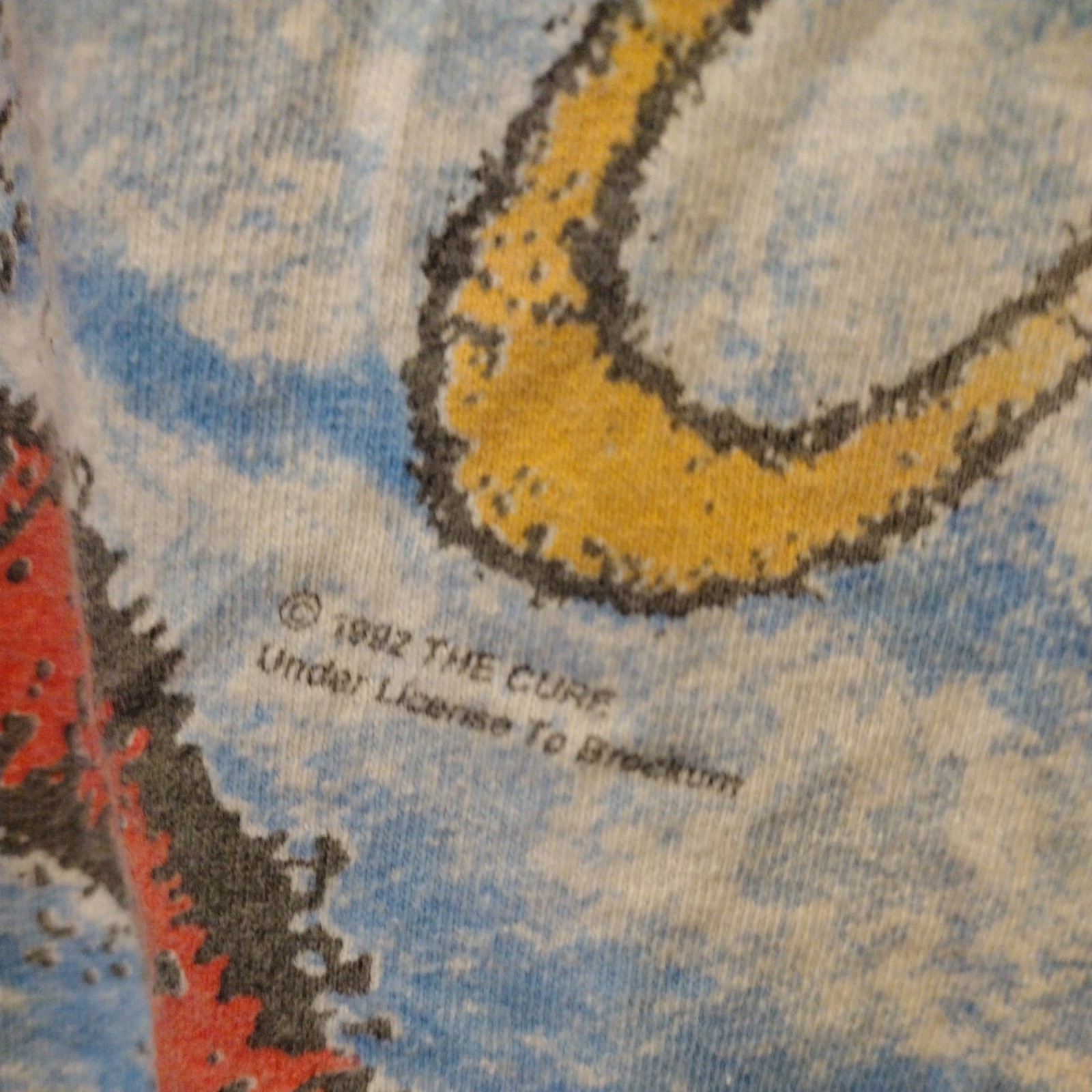 THE CURE Vintage 1992 Single Stitch AOP Tour Tshirt Double Sided Wild Oats Tag