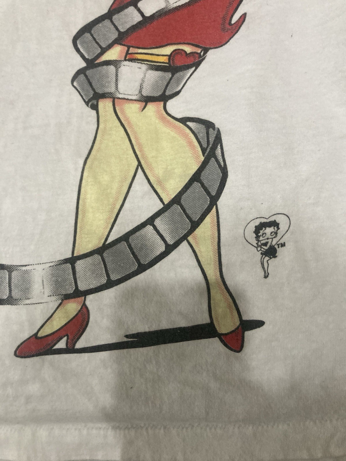 Betty Boop Two Double Side Single Stitch Graphic Shirts Vintage 1994 Size XL