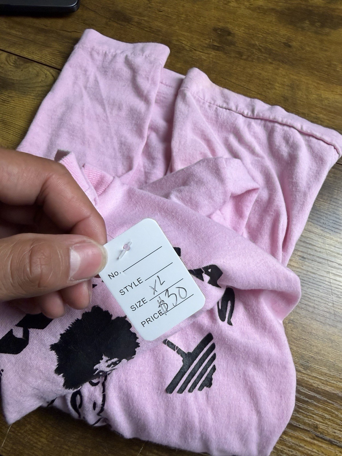 VTG 80s BuckWheat Buck’s Gym Little Rascals Gold’s Gym Pink T-Shirt Size XL