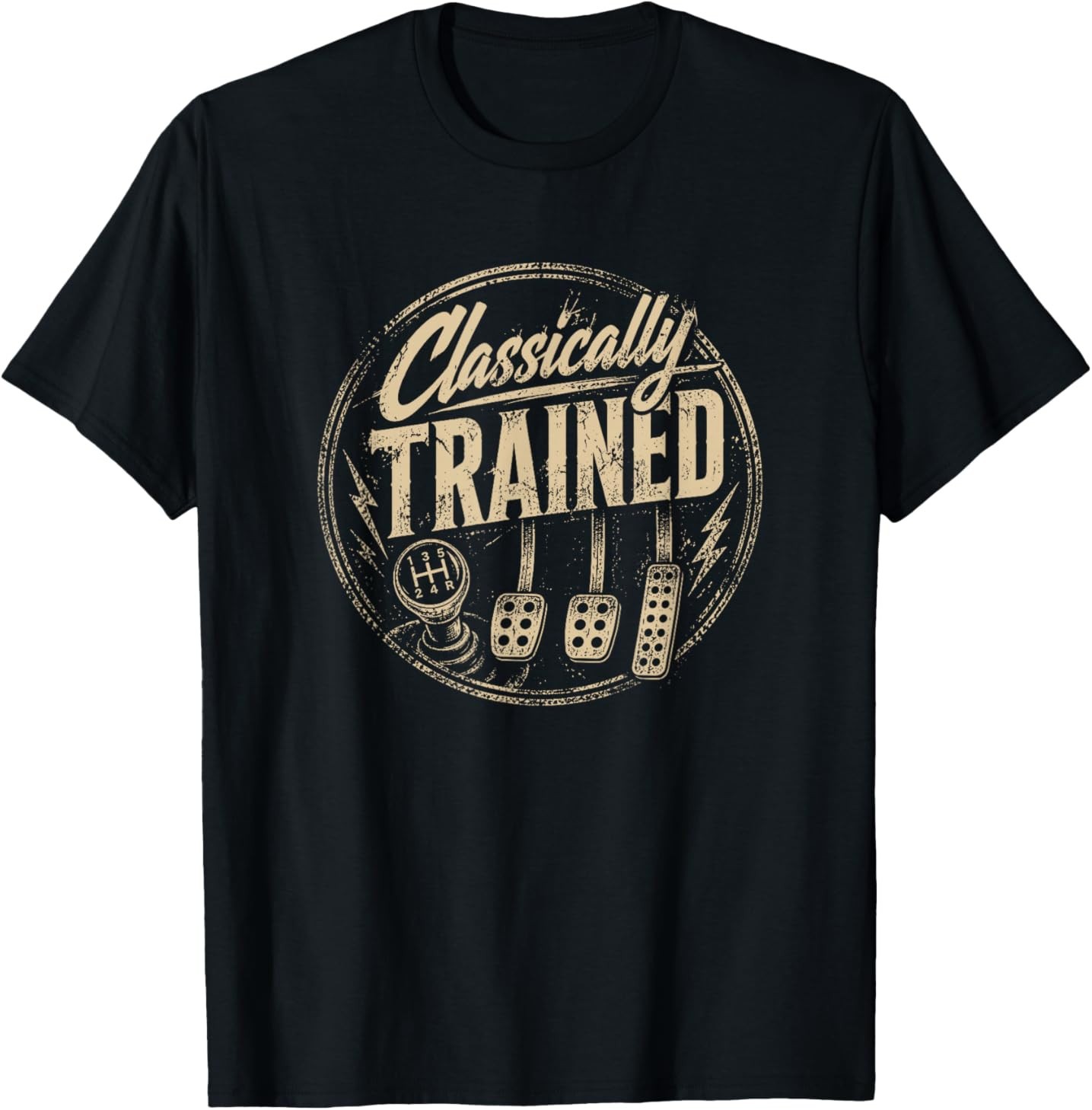 Classically Trained with Dimmer Manual Car Pedals Driving T-Shirt
