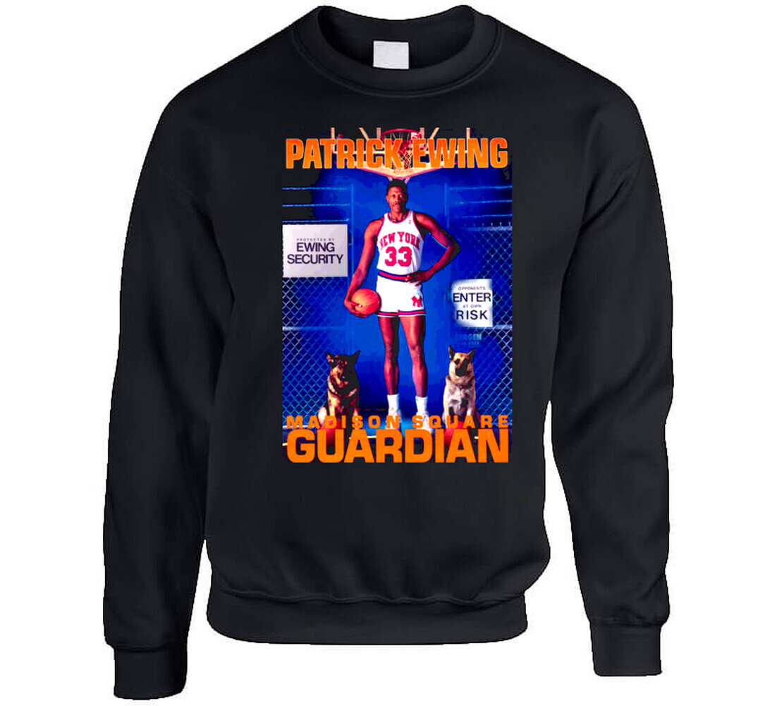 Retro 1980s Patrick Ewing Madison Square Guardian T Shirt