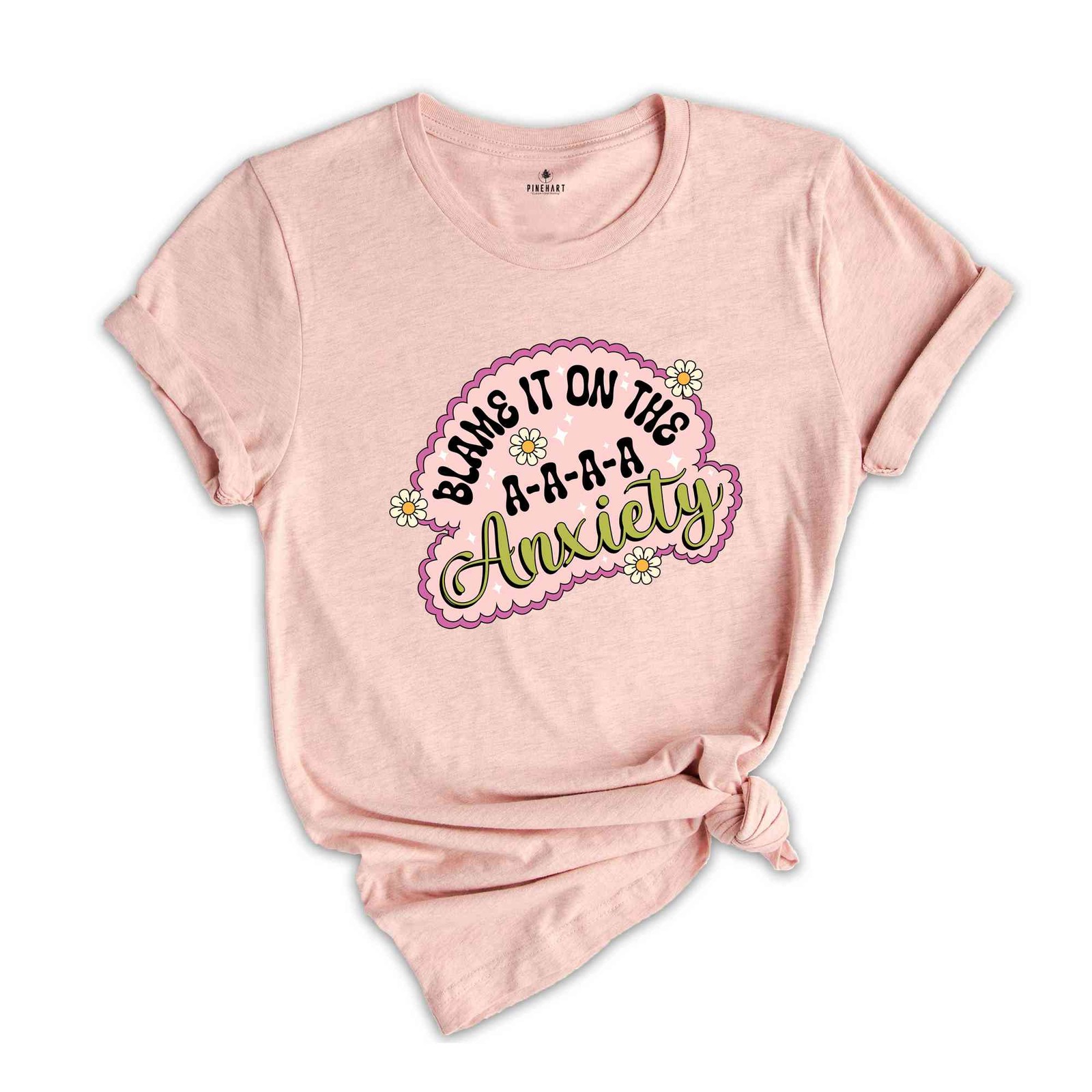 Blame It On The Anxiety Shirt, Inspirational Shirt, Mental Health Shirt, Retro S
