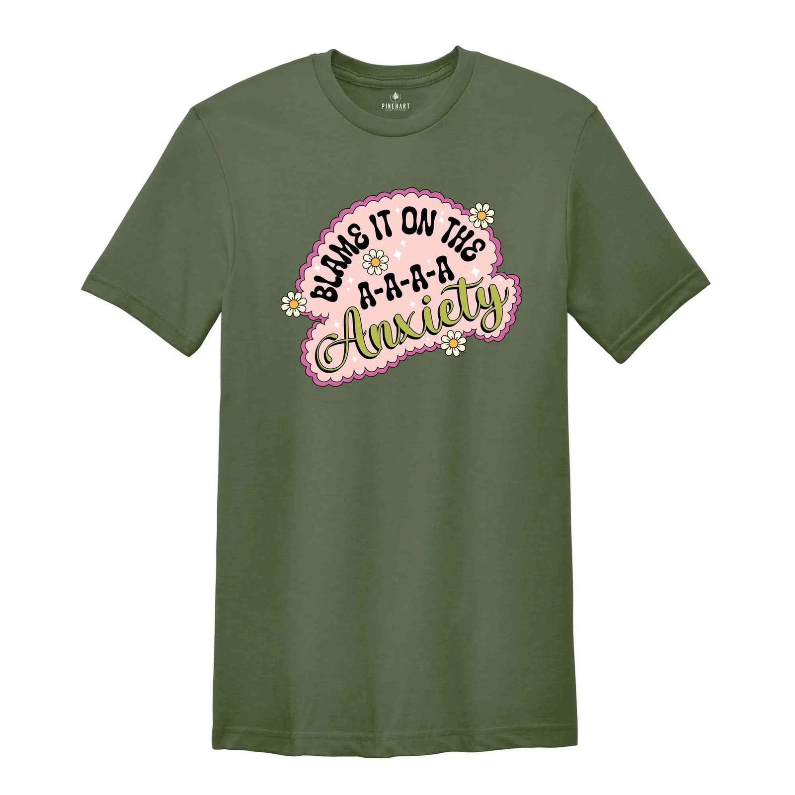 Blame It On The Anxiety Shirt, Inspirational Shirt, Mental Health Shirt, Retro S