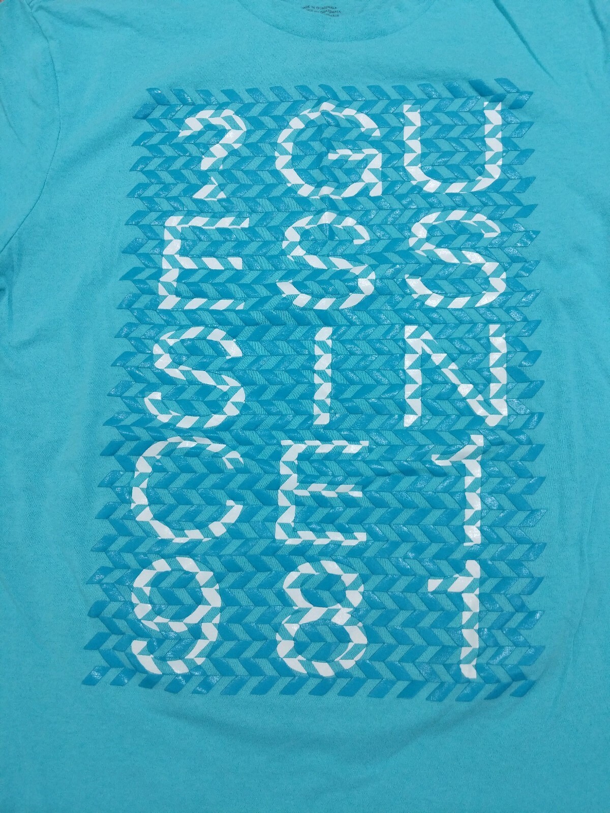 Guess T Shirt Guess Los Angeles ? Guess Since 1981 Blue Cyan White logo