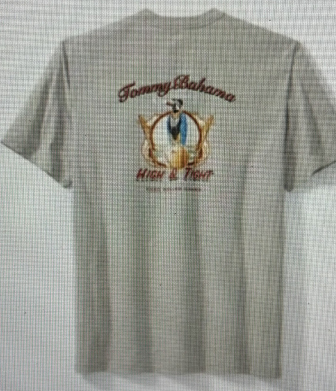 Tommy Bahama Mens 2XL-Tall High & Tight Hand Rolled Cigars T-Shirt Grey Heather
