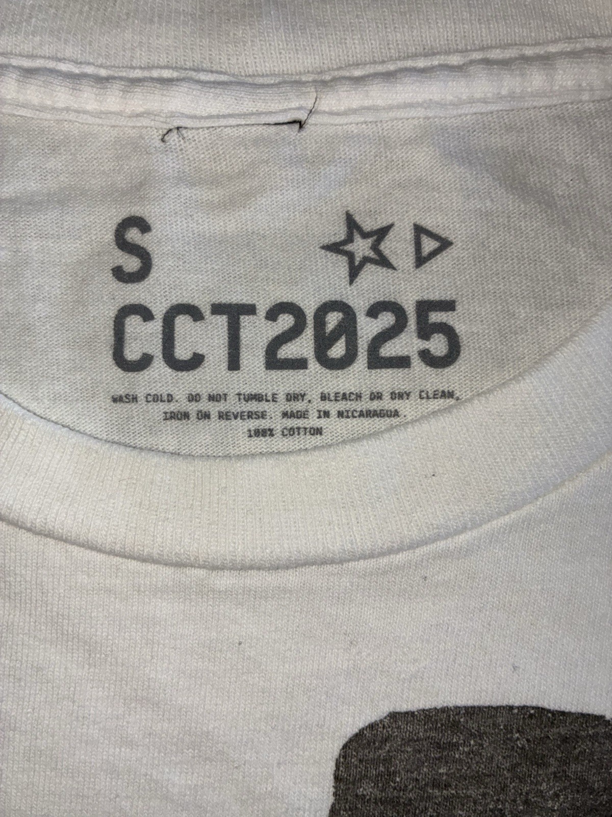 Beyonce Most Wanted Tee S White Cowboy Carter Tour 2025 Merch NEW *hole