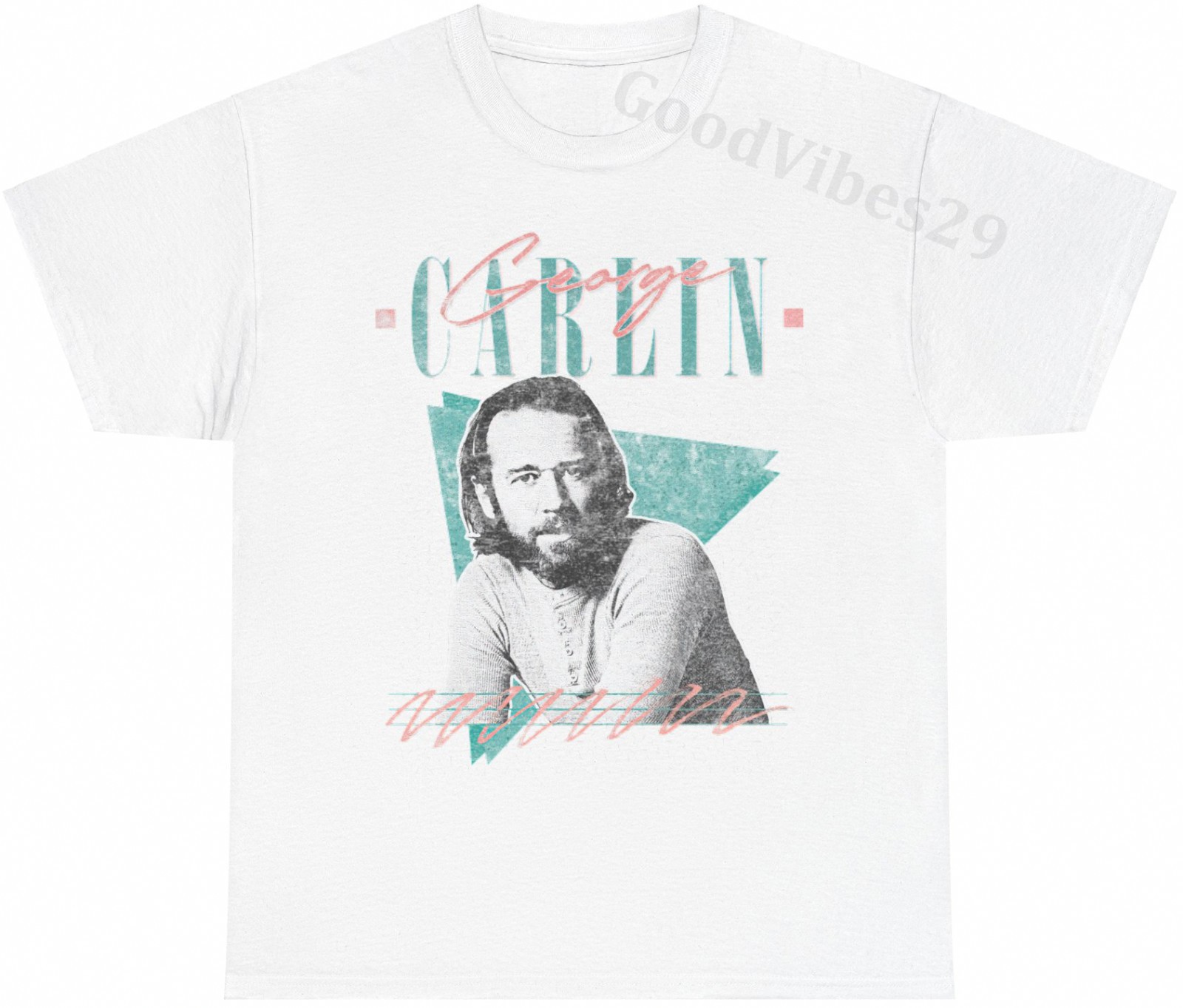 George Carlin Tribute USA Stand-Up Comedy Vintage T-Shirt S-5XL Men Women Unisex